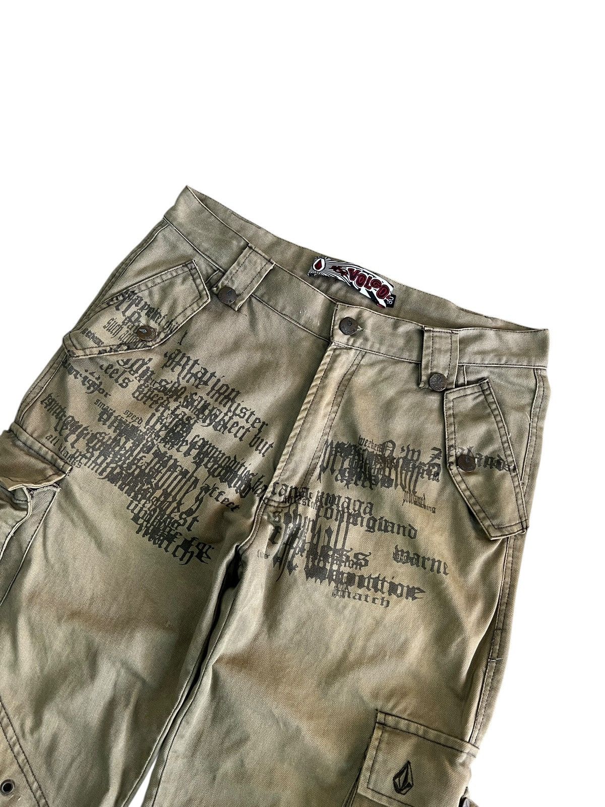 Volcom Y2K Volcom Stone Bondage Cargo Pants Size US 31 - 3 Thumbnail