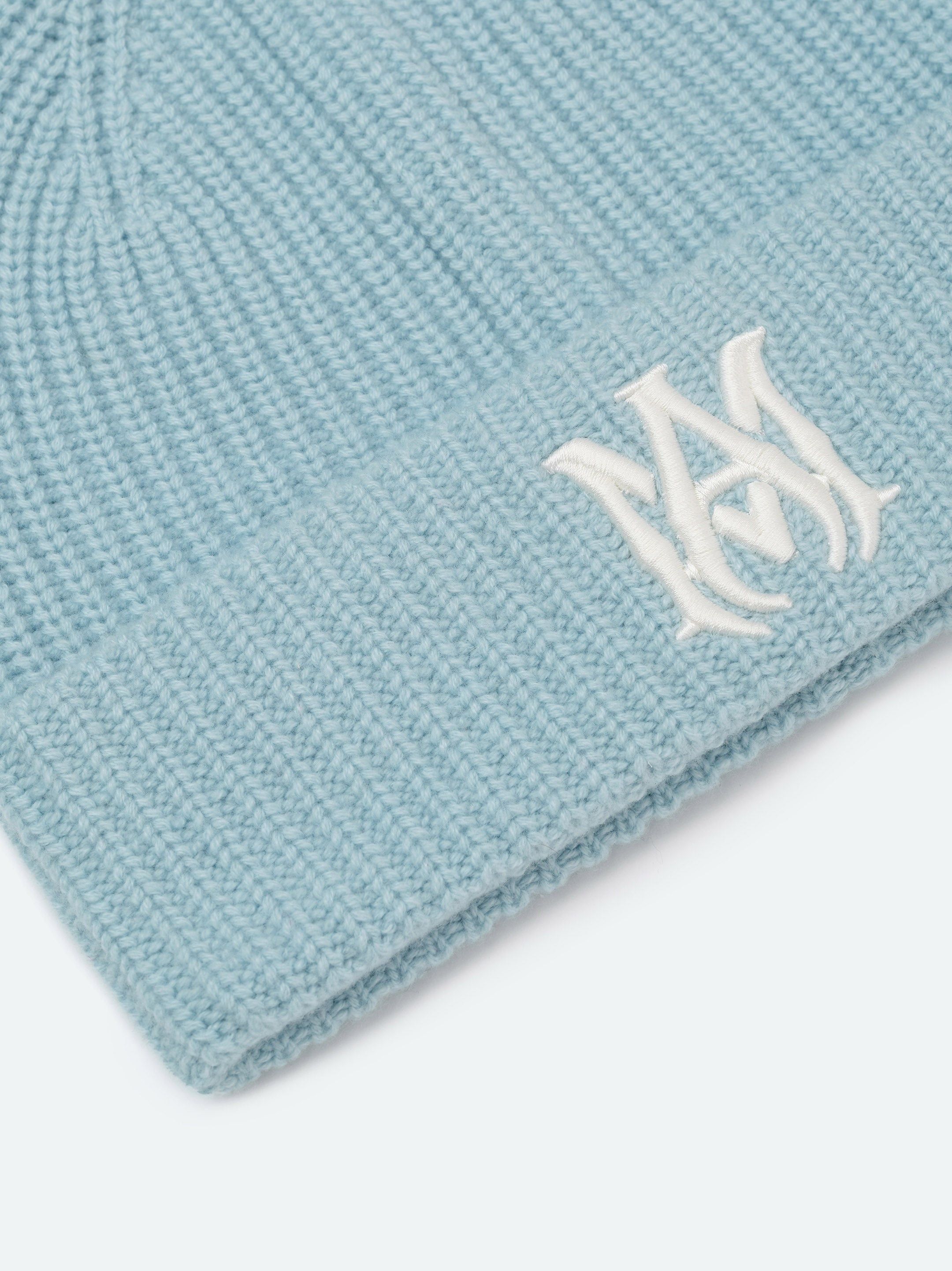 Amiri o1w1db10325 Size: OS / MA Logo Beanie Hat / Cap in Blue Size ONE SIZE - 2 Thumbnail