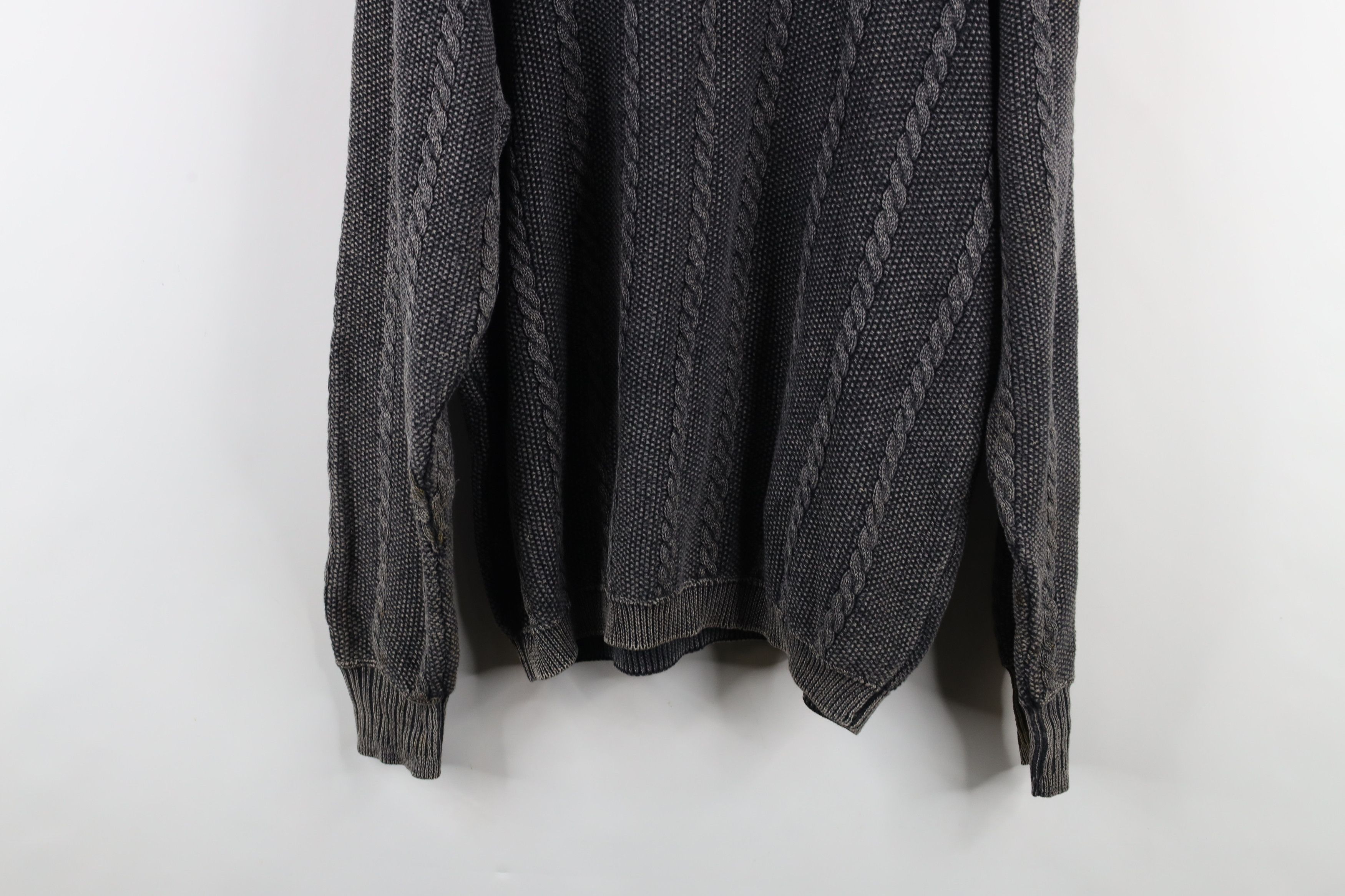 Vintage Vintage 90s CP Company Massimo Osti Cable Knit Sweater Size US L / EU 52-54 / 3 - 14 Thumbnail