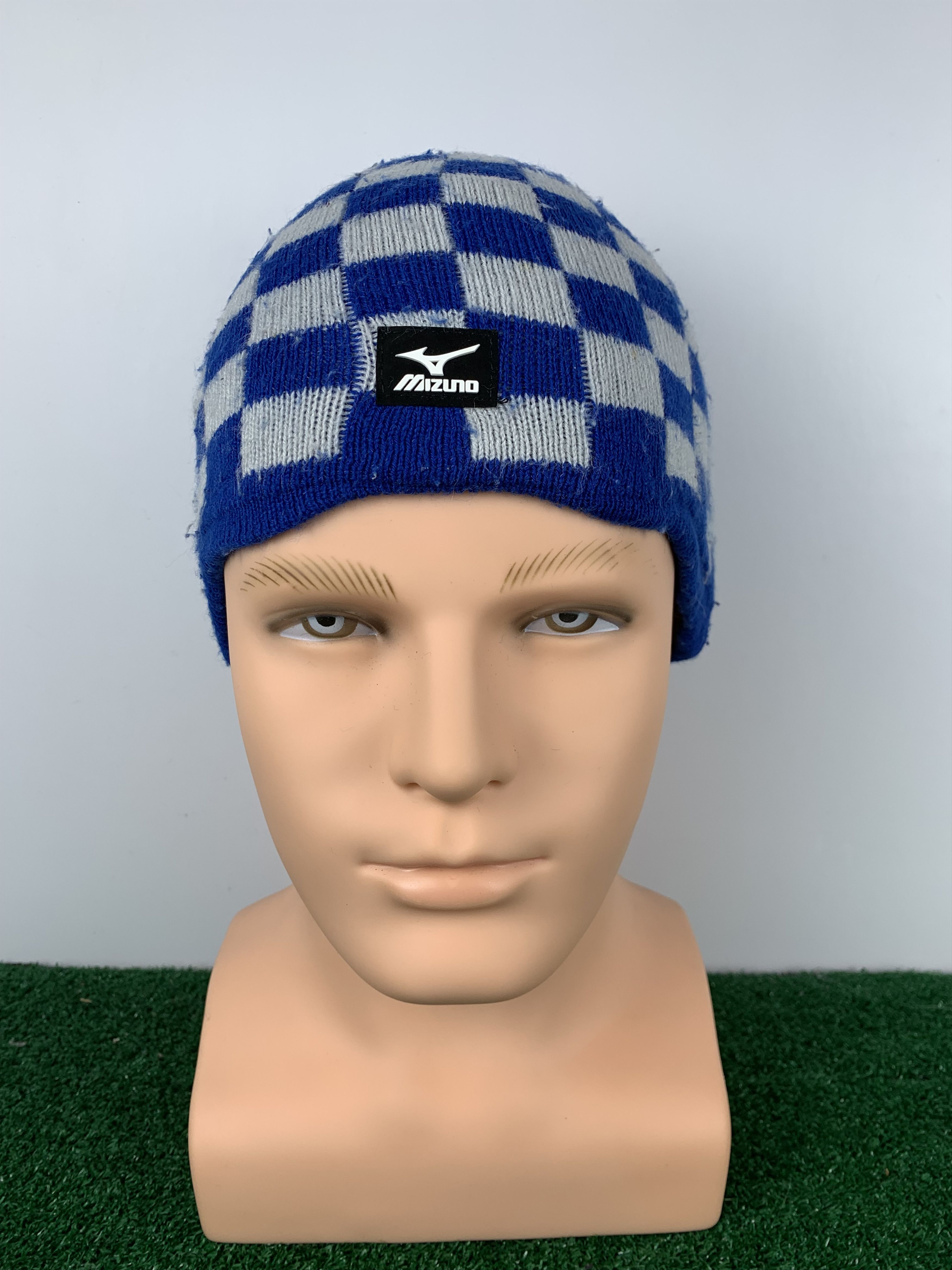 Mizuno vintage Mizuno Checkered beanie hat BA0045 Size ONE SIZE - 5 Thumbnail