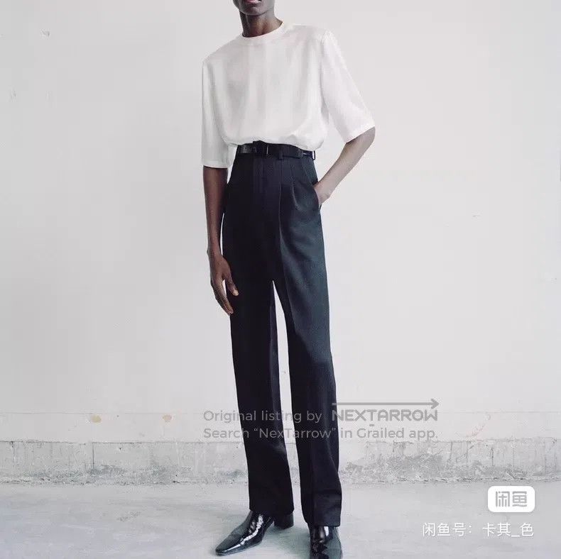 Saint Laurent Paris Saint Laurent Paris Double Pleat Slim Fit Shimmer Men's Tr Size US 36 / EU 52 - 2 Thumbnail