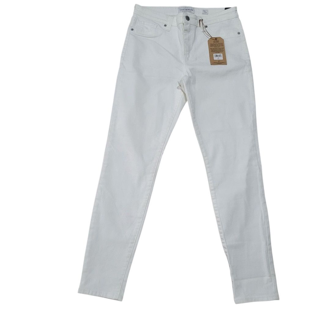 Lucky Brand Lucky Brand Ava Skinny Women's Jeans 8/29 Beige NWT $99 Size 29" - 3 Thumbnail