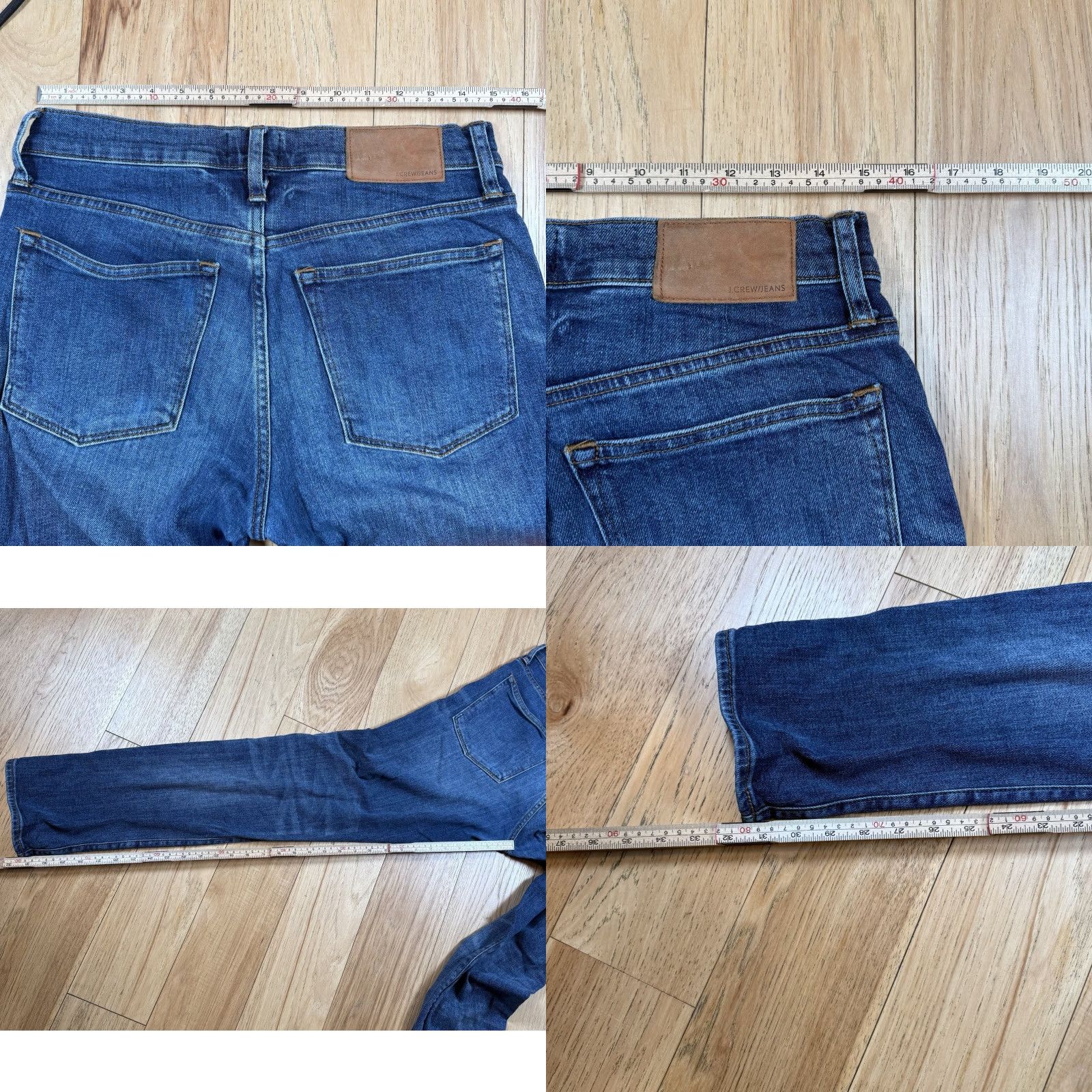J.Crew J.CREW Jeans Japanese Denim Mens 30x32 Blue Straight Leg Kurabo Denim Straight Jeans Mens 30 Blue 32 Inseam Mens Regular Organic Kurabo Size US 30 / EU 46 - 8 Thumbnail