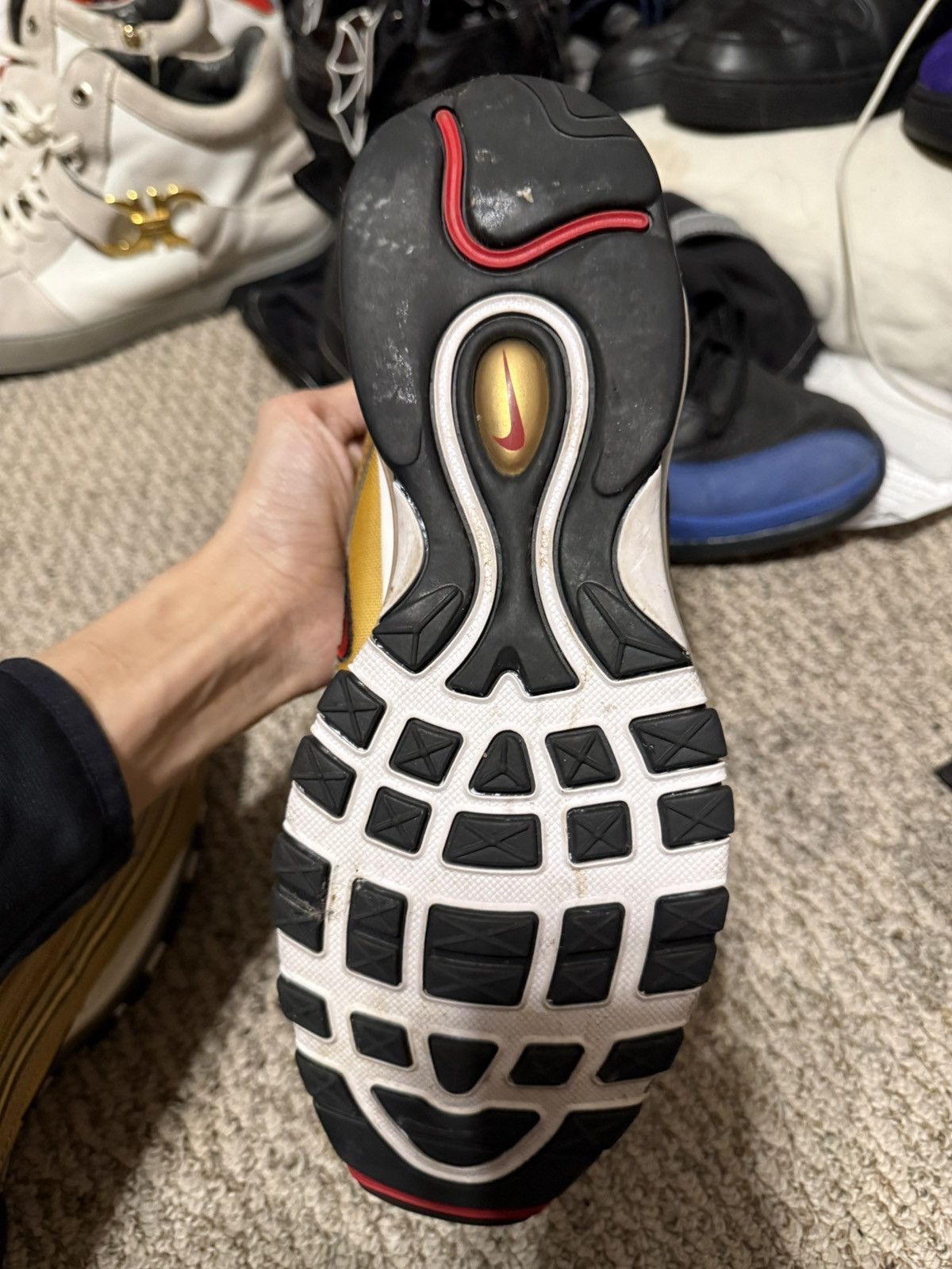 Nike Nike Air Max 97 OG Metallic Gold 2023 🏆⭐️ Size US 10 / EU 43 - 7 Thumbnail