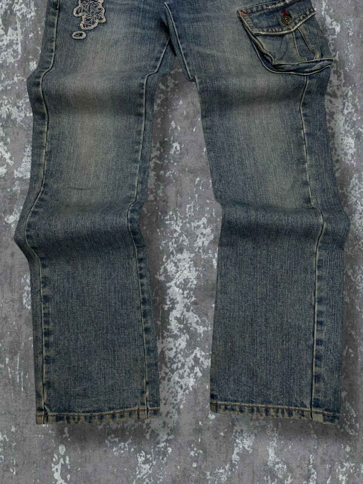 Japanese Brand Vintage 1990s Japan Designer Rare Naminoritatsun Art Denim Size US 30 / EU 46 - 3 Thumbnail