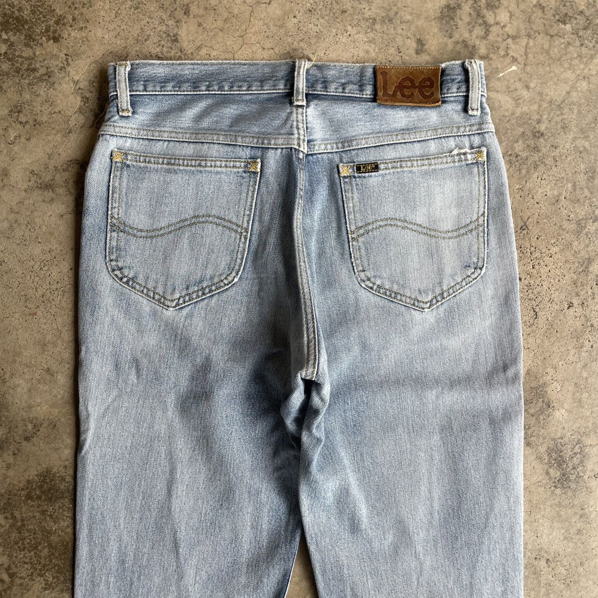 Lee 🔥Vintage Lee Riders Stoned Washed Ripped Distress Jeans Size US 31 - 5 Thumbnail