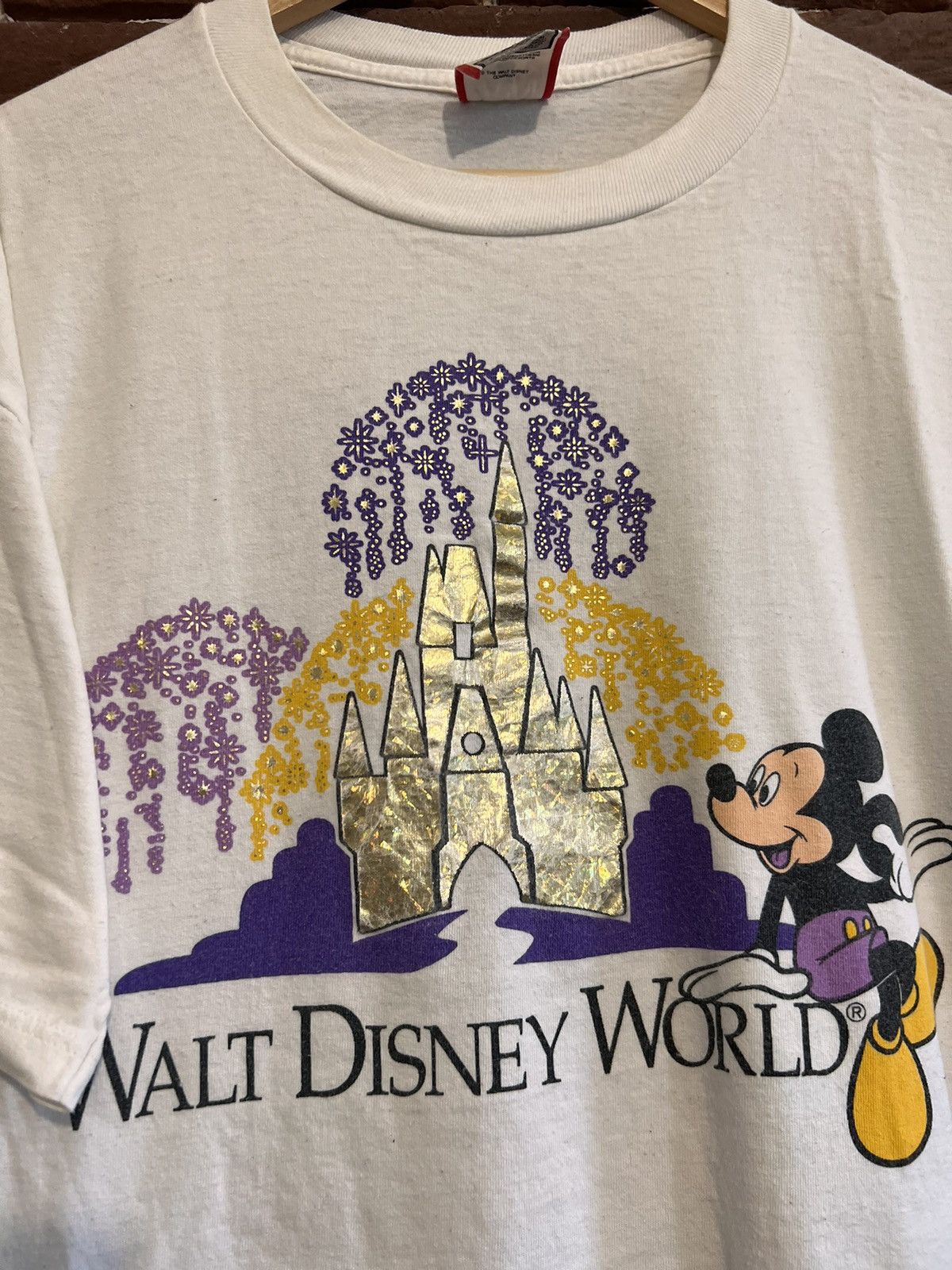 Cartoon Network Rare Vintage 90s Mickey Mouse Walt Disney World Cartoon Tee Size US XL / EU 56 / 4 - 4 Thumbnail