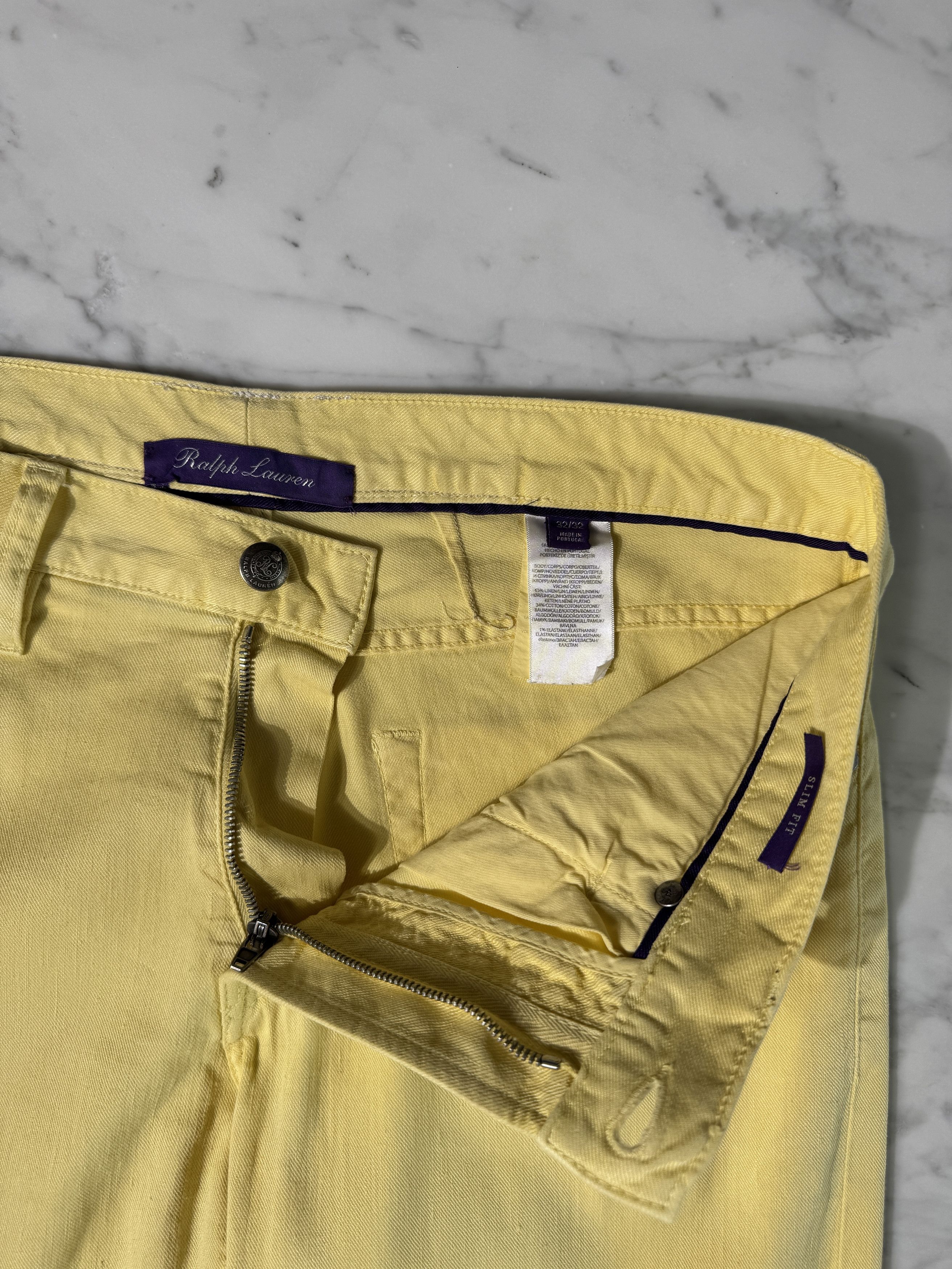 Ralph Lauren Purple Label Slim Fit Linen-Cotton Stretch Jean Size US 32 / EU 48 - 3 Thumbnail