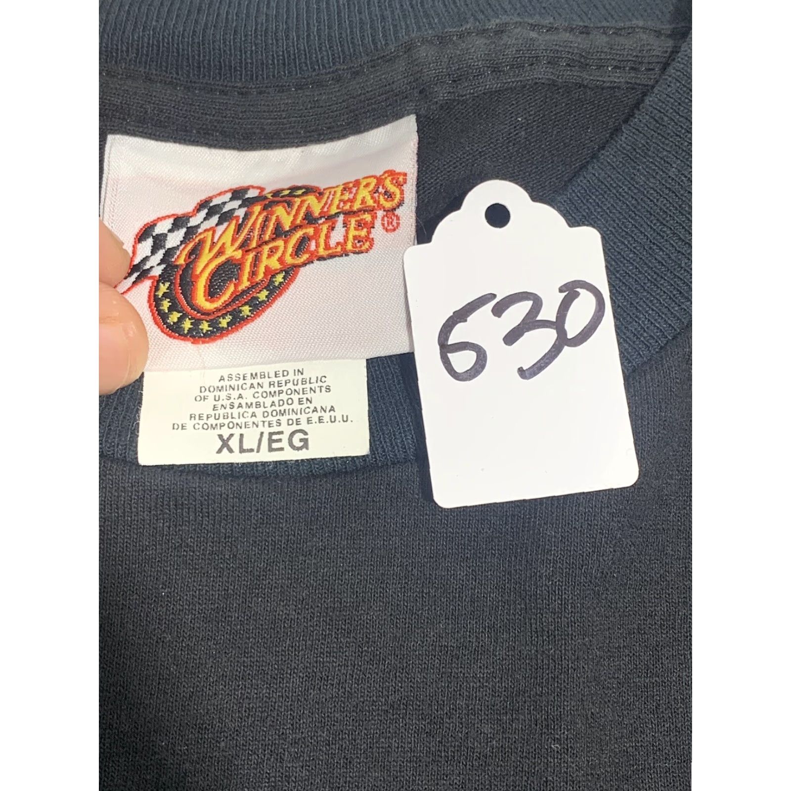 Vintage Winners Circle Bass Pro Shop Martin Truex Jr T Shirt XL Black Mens Short Sleeve Crew Neck 90s Nascar Logo Size US XL / EU 56 / 4 - 8 Thumbnail