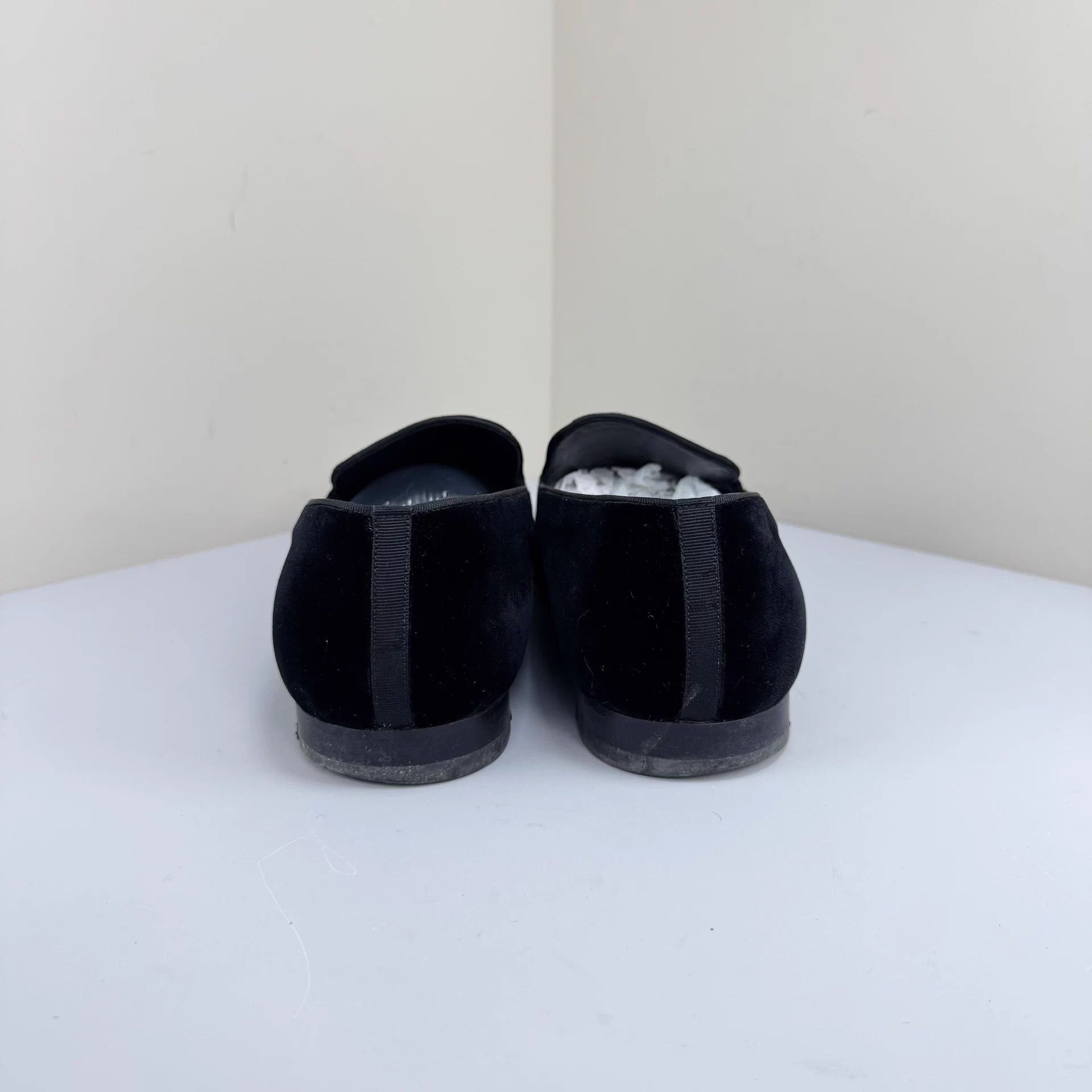 Louis Vuitton Louis Vuitton velvet gold-thread embroidered loafers US 6.5 Size US 6.5 / IT 36.5 - 3 Thumbnail