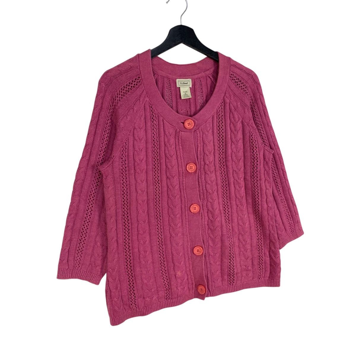 L.L. Bean Vintage LL Bean Knit Cardigan Sweater Women Button Up Size S / US 4 / IT 40 - 2 Thumbnail