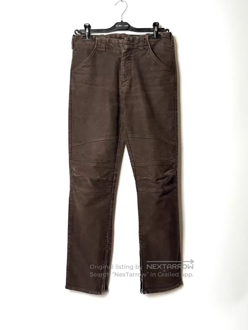 Helmut Lang Helmut Lang Moleskin Zip Pants Size US 30 / EU 46 - 1 Thumbnail