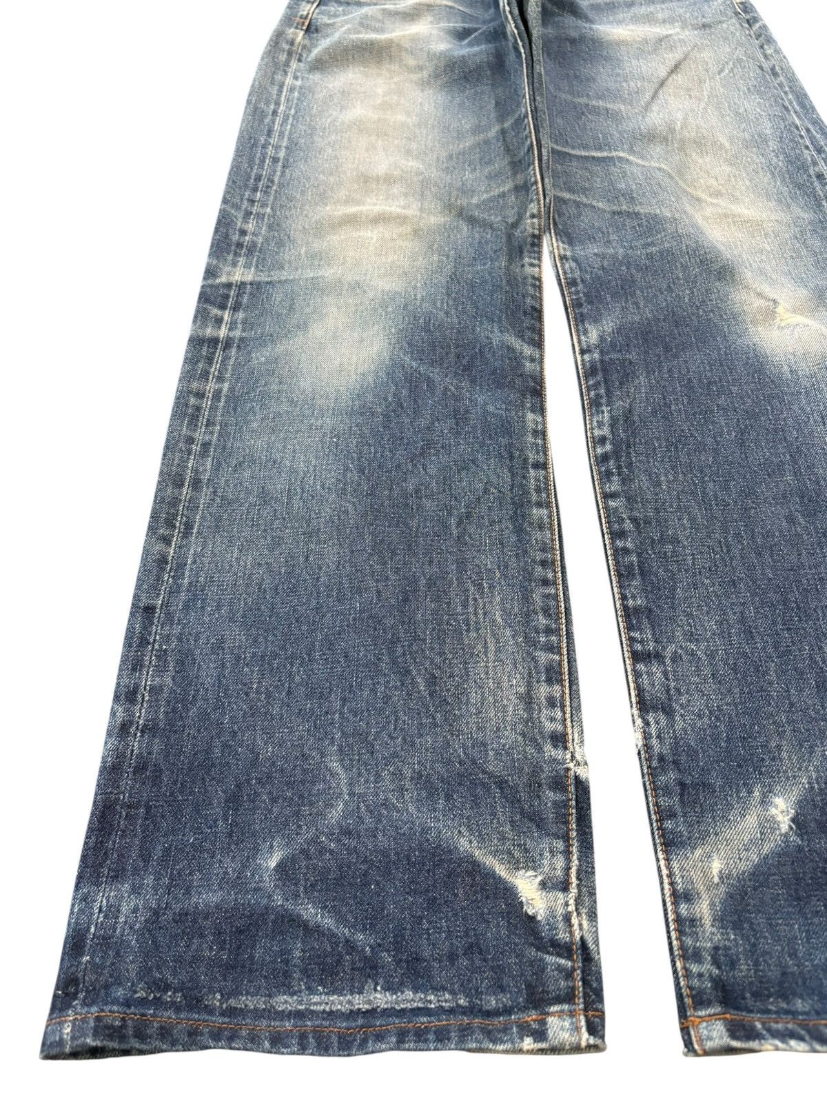 Levi's Vintage 80s Levi’s 502 Big E Selvedge Talon Baggy Jeans Size US 30 / EU 46 - 7 Thumbnail