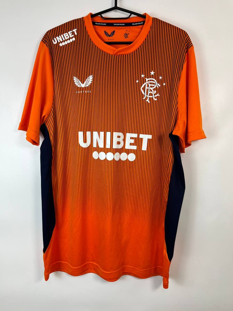 Castore RANGERS 2020 2021 THIRD SHIRT CASTORE UNIBET JERSEY SIZE L Size US L / EU 52-54 / 3 - 1 Thumbnail