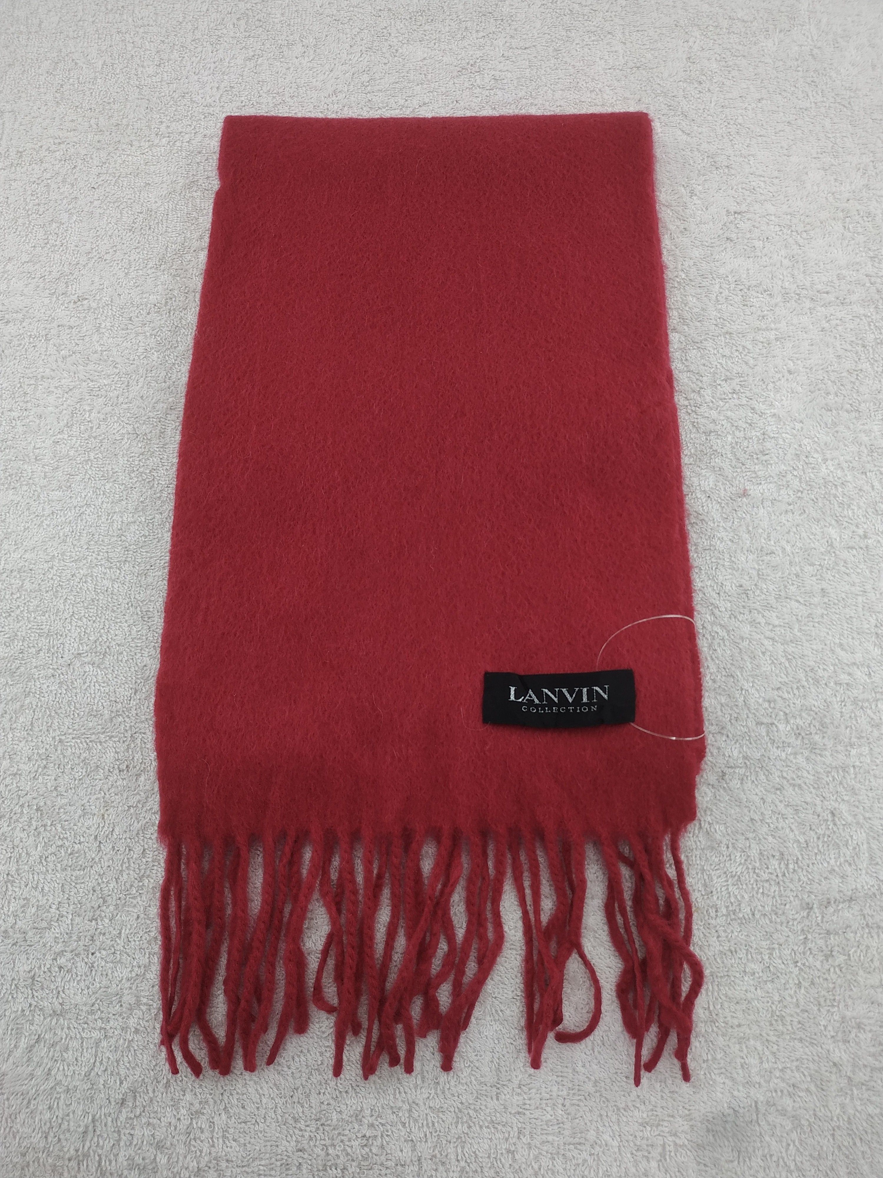 Lanvin × Vintage Lanvin Collection Scarf / Muffler / Neckwear - WW810 Size ONE SIZE - 2 Thumbnail