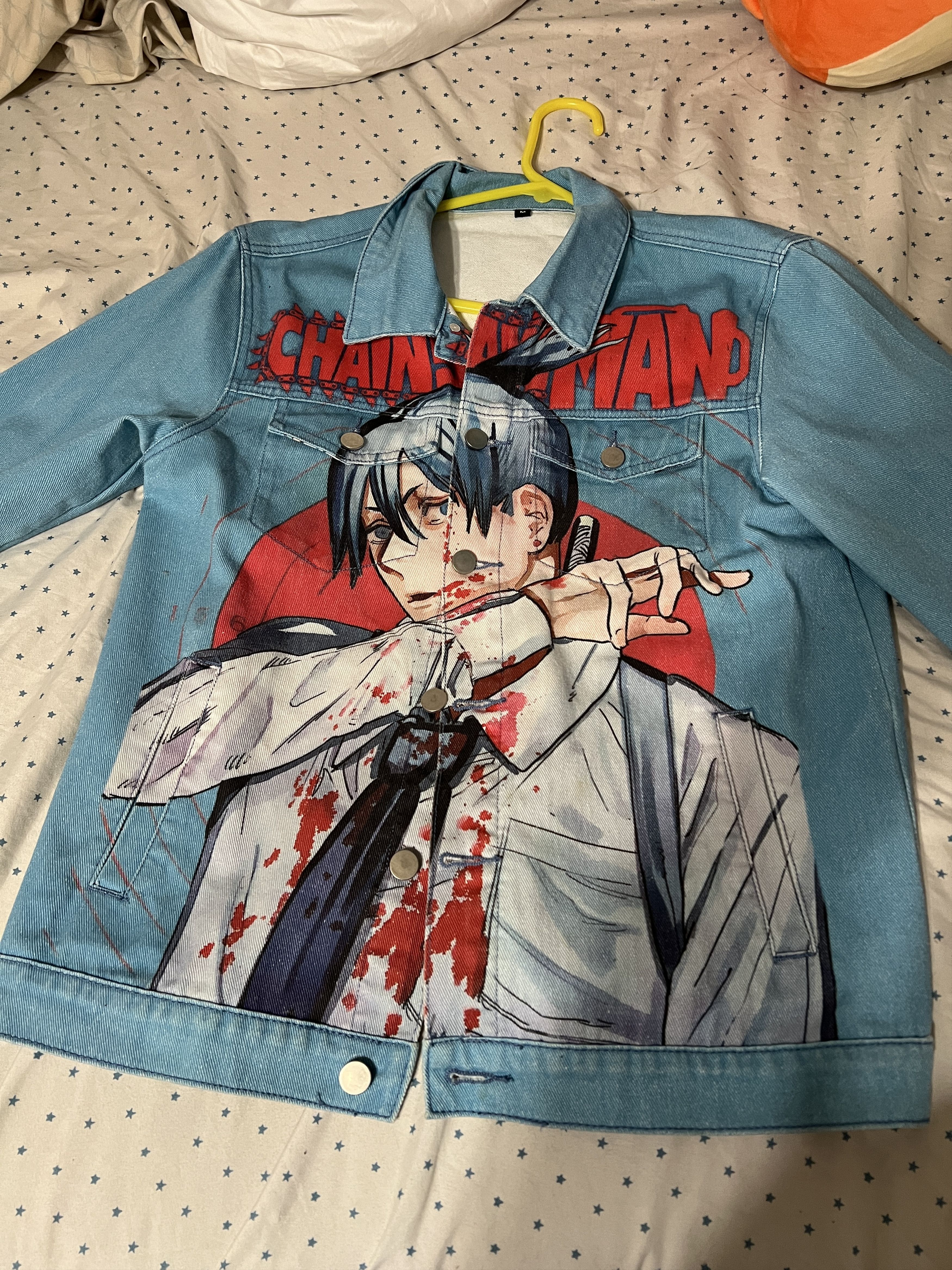 Other Chainsaw Man Aki Hayakawa Button up Denim Jacket Size US M / EU 48-50 / 2 - 1 Thumbnail