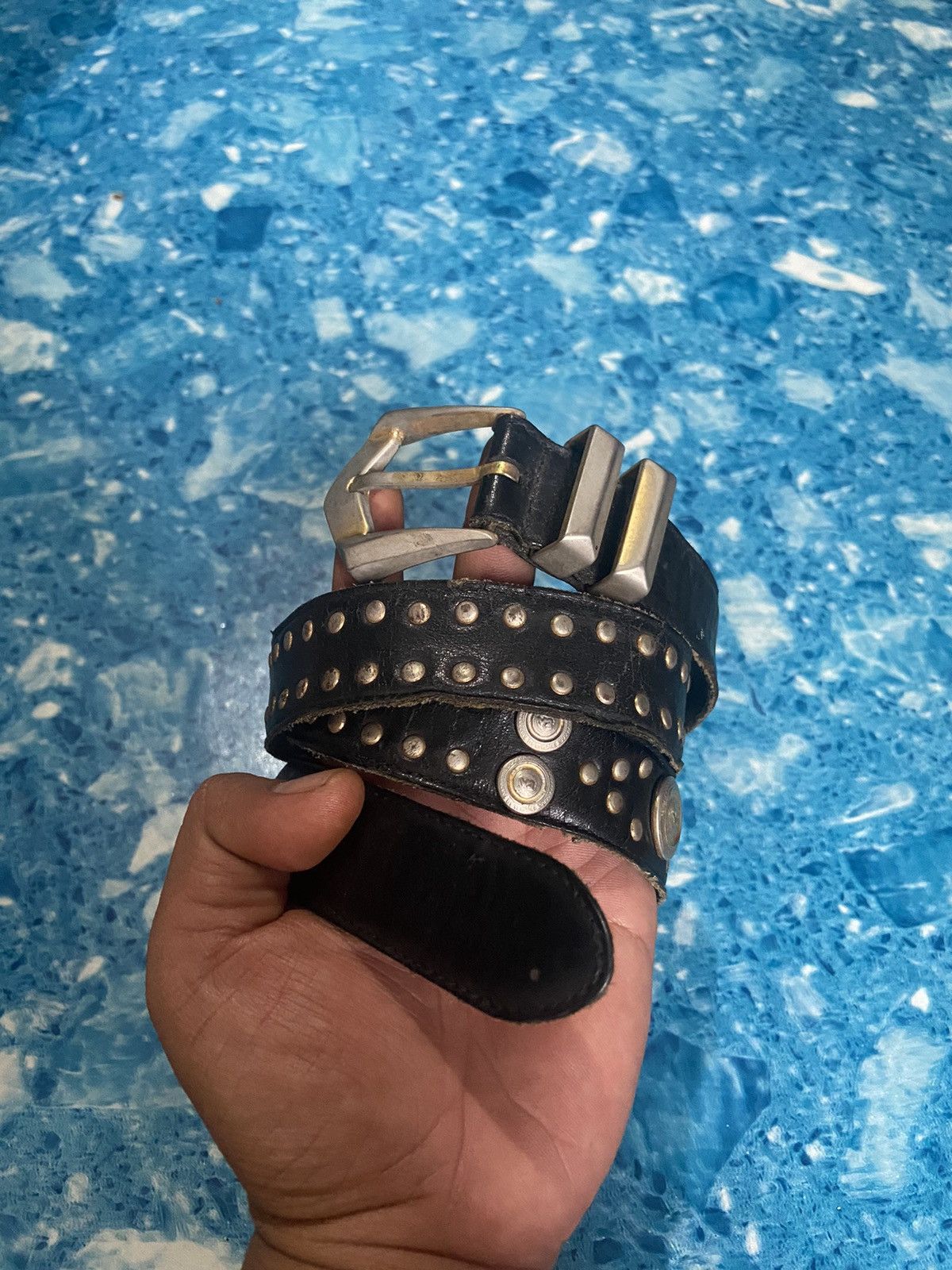 Vintage Vtg punk style belt Size ONE SIZE - 1 Thumbnail