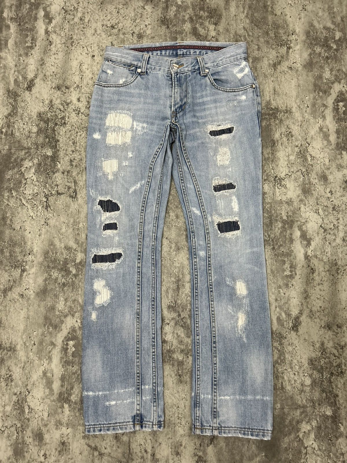 Hysteric Glamour × Japanese Brand Tokyo Aoyama Japan Distressed Jeans Size US 31 - 1 Thumbnail