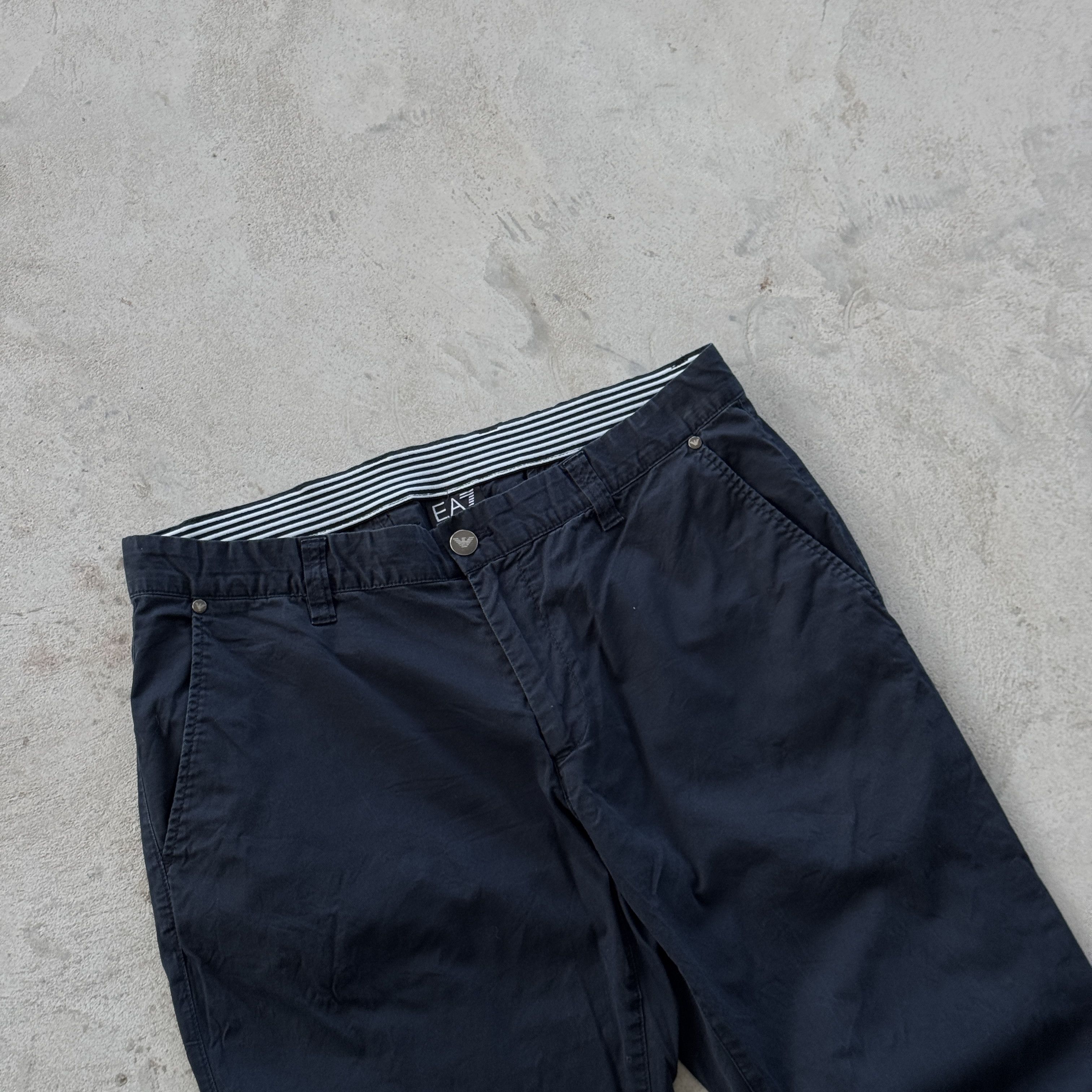 Emporio Armani EA7 Emporio Armani Cotton Casual Chino Pants Navy Blue XL Size US 36 / EU 52 - 3 Thumbnail