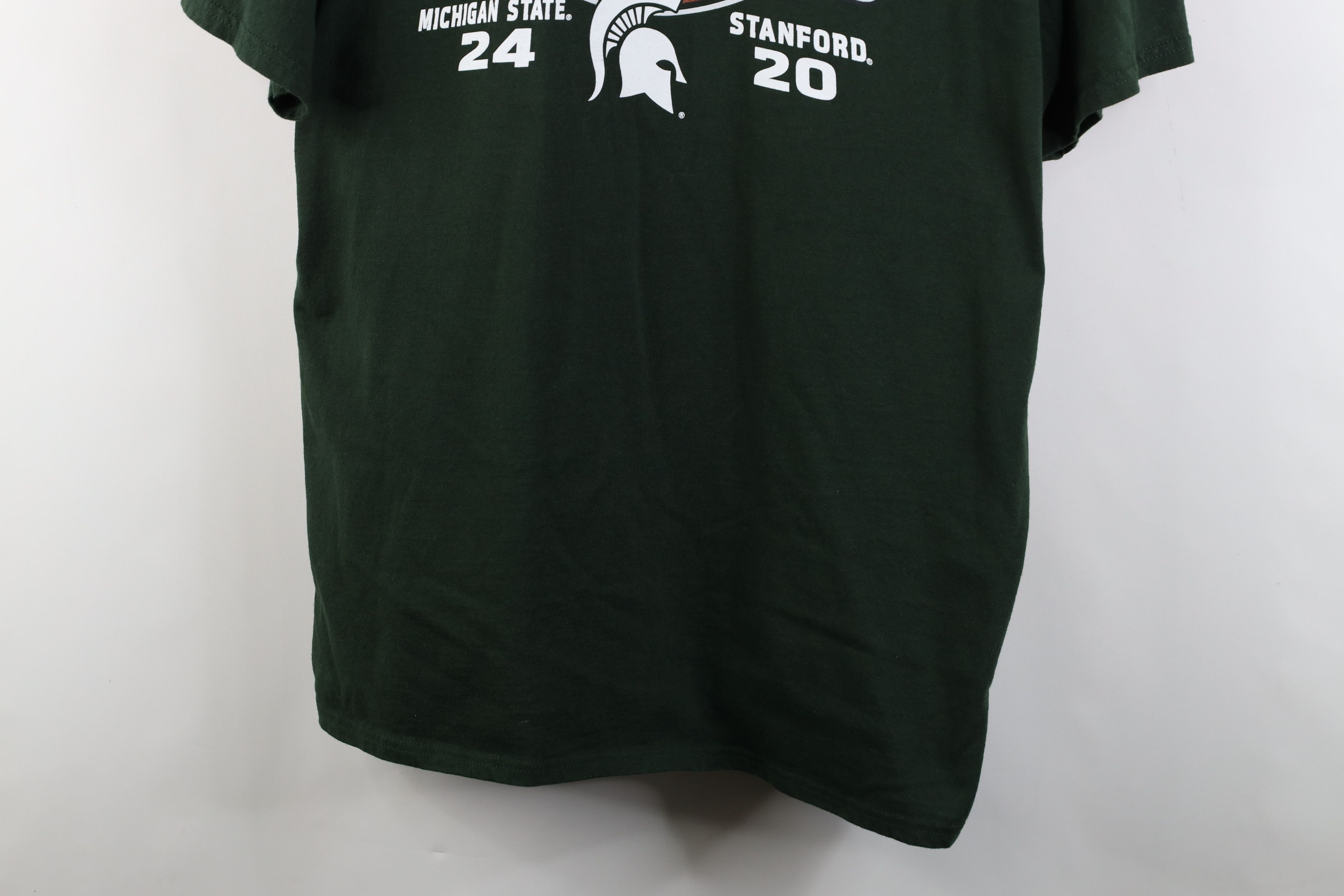 Vintage Y2K Champions Michigan State University Football T-Shirt Size US XXL / EU 58 / 5 - 3 Thumbnail