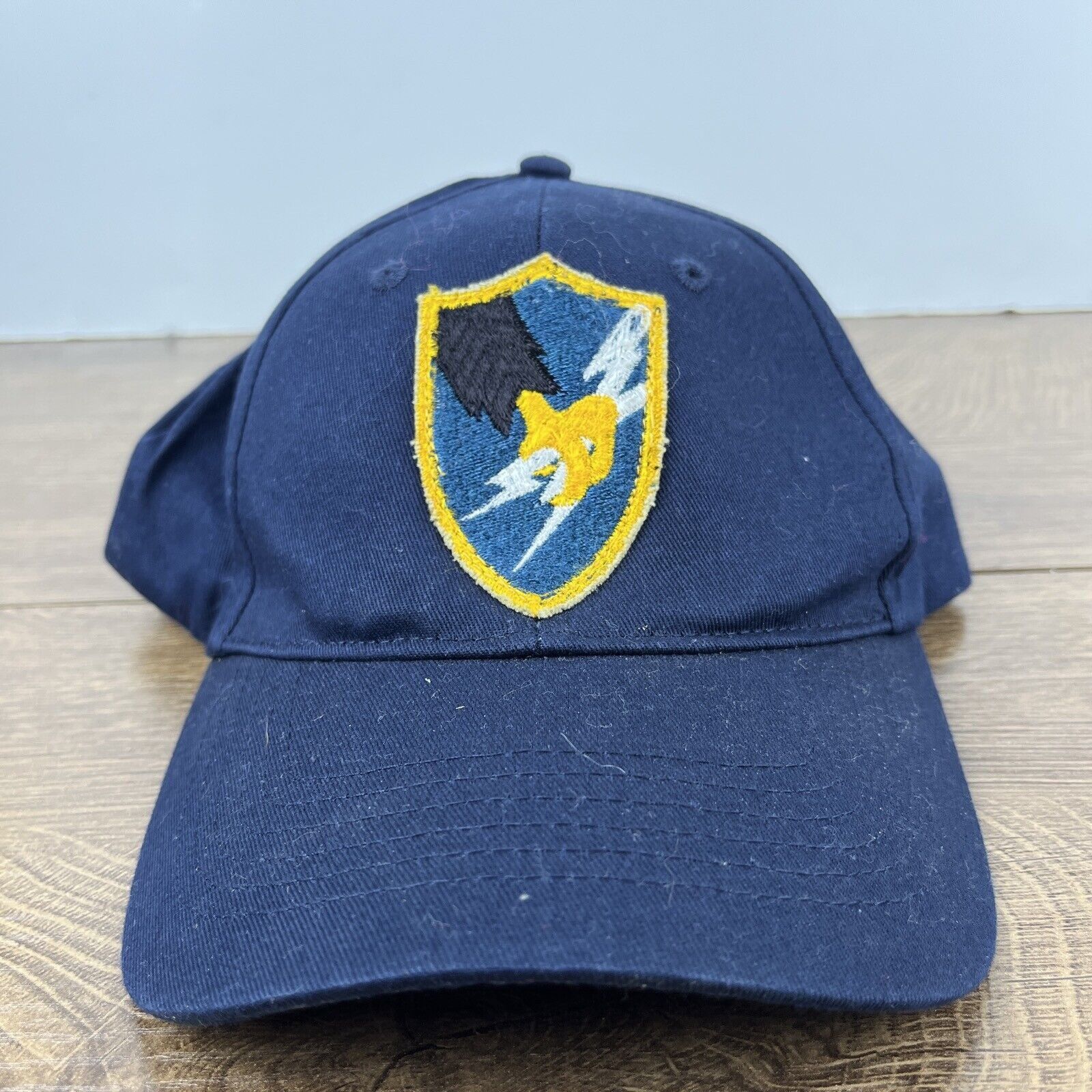 Other Eagle Hat Lightning Bolt Hat Blue Adjustable Hat Adult Size Size ONE SIZE - 2 Thumbnail