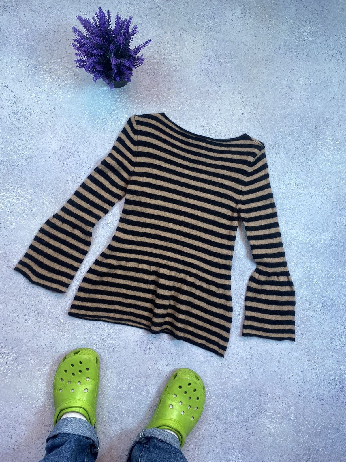 Herno Herno Women’s Wool Striped Sweater Size 44 Size M / US 6-8 / IT 42-44 - 1 Thumbnail