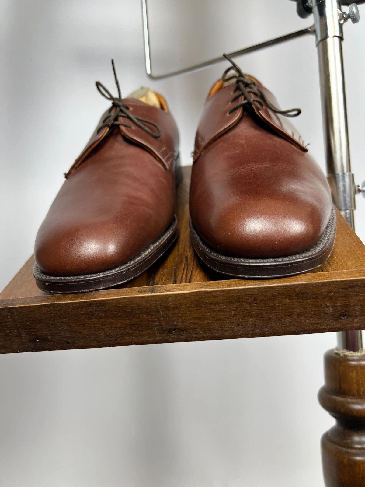 Loake Loake 1880 Arundel Formal Tan Brown Casual Derby Shoes 9 EEE Size US 10.5 / EU 43-44 - 5 Thumbnail