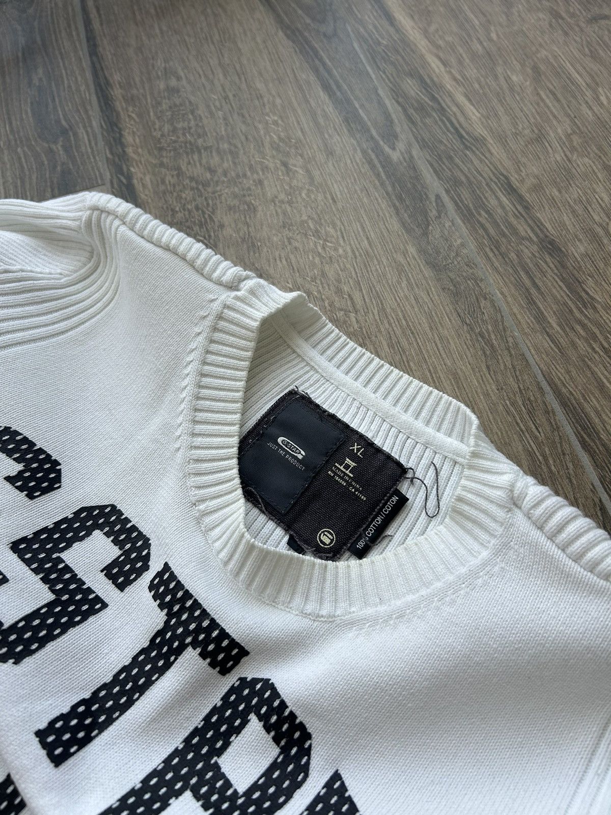 G-Star × Vintage Vintage G Star Raw big logo sweatshirt mens y2k rare Size US L / EU 52-54 / 3 - 4 Thumbnail