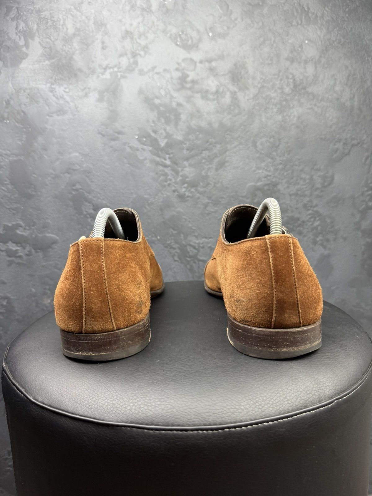Santoni SANTONI Suede Monk Double Monk Strap Loafer Mens Size 8 Size US 8 / EU 41 - 6 Thumbnail