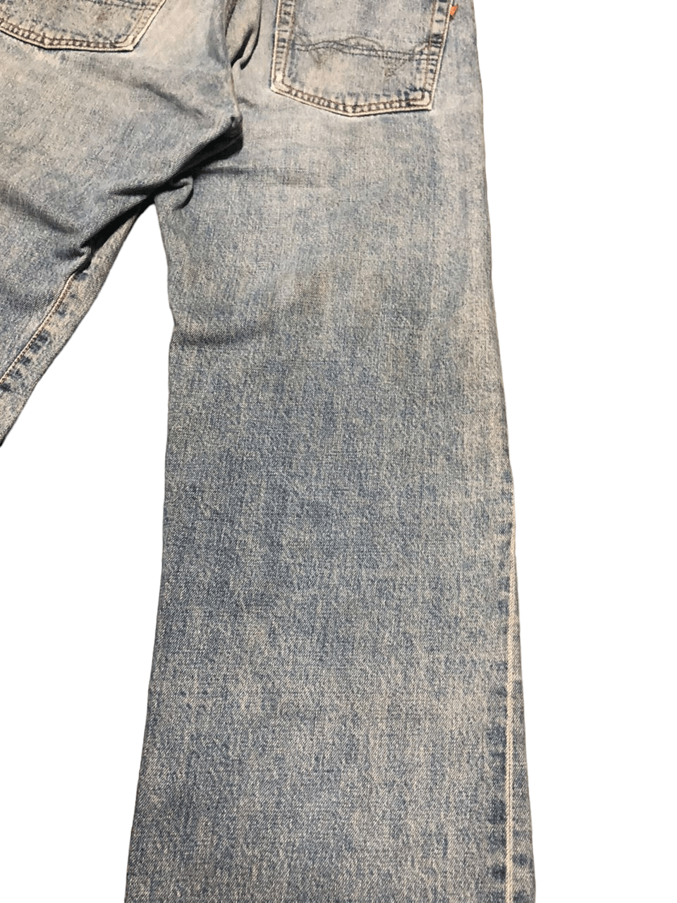 Edwin Vintage EDWIN 505x Selvegde Orange Tag Distressed Size US 31 - 13 Thumbnail