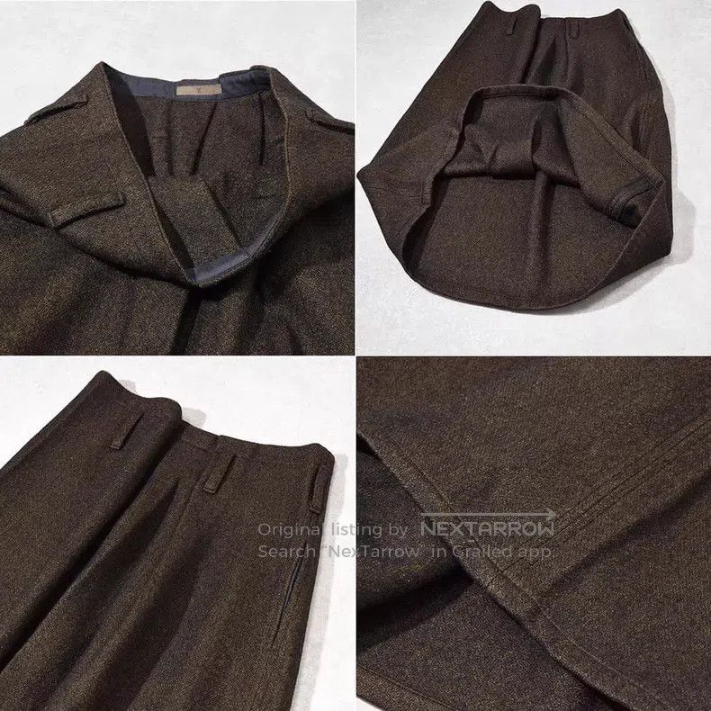 Yohji Yamamoto Yohji Yamamoto size os 80s Initial Wool Smocking Deformatio Size 26" / US 2 / IT 38 - 7 Thumbnail