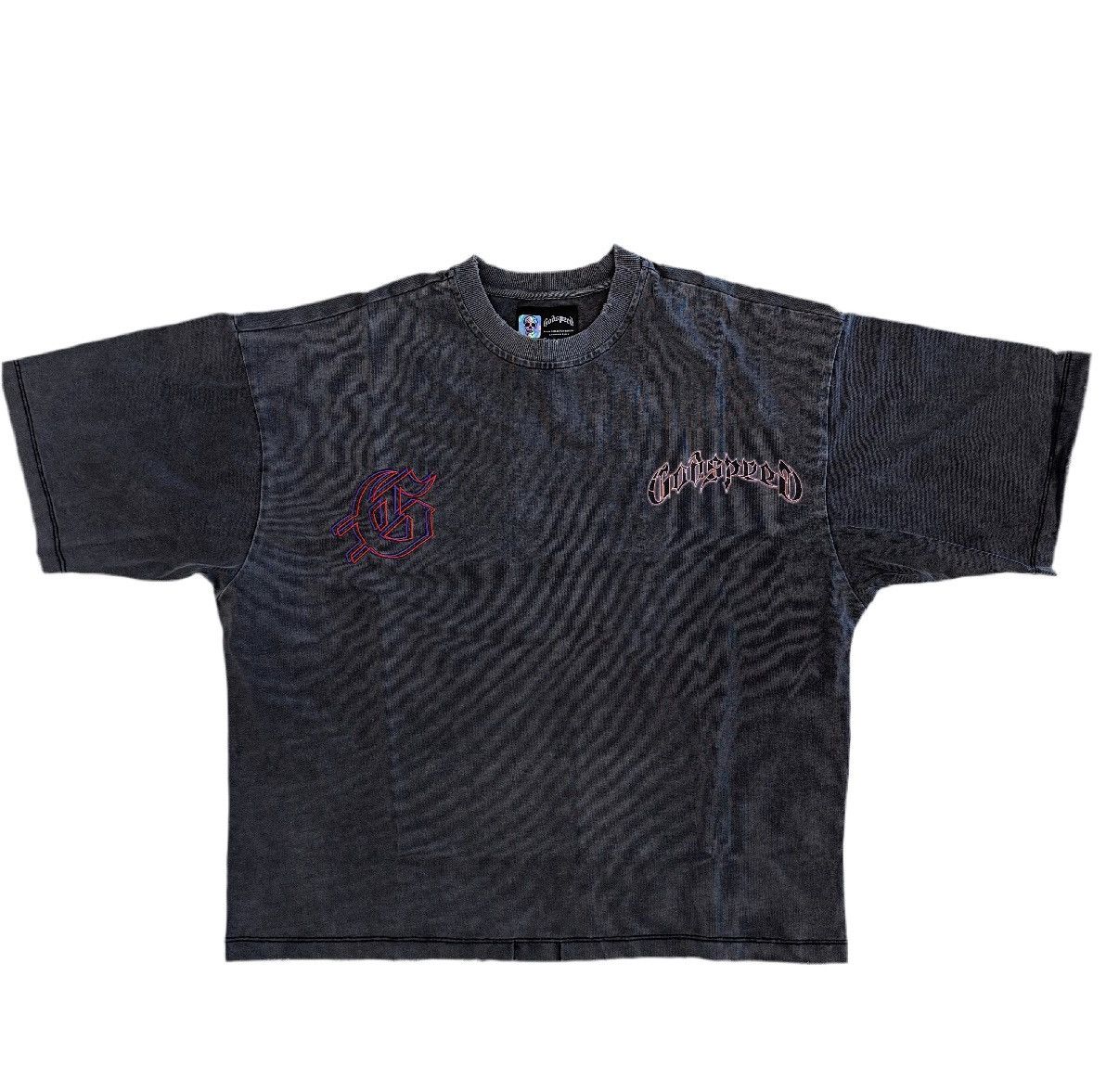 Godspeed Godspeed Run Club T-Shirt “Grey Wash” Size US S / EU 44-46 / 1 - 1 Thumbnail