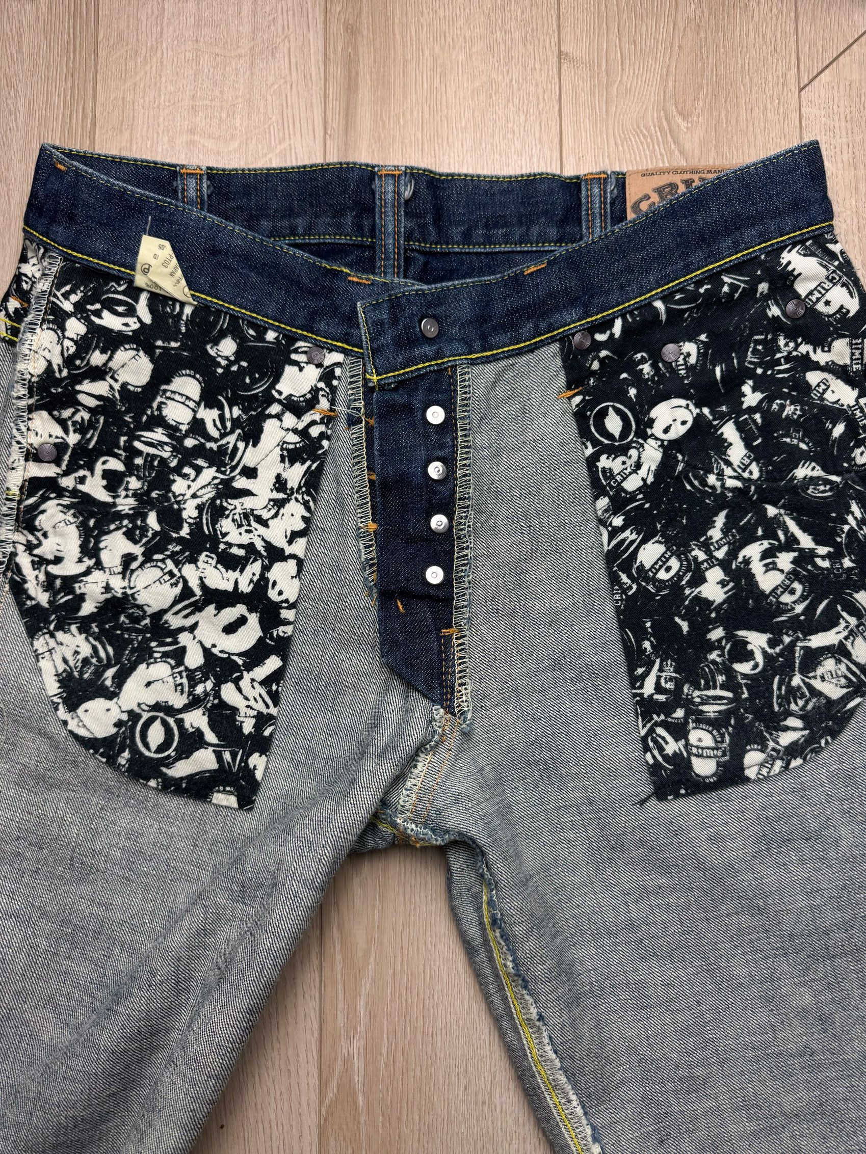 Japanese Brand CRIMIE CXXX-PT03 W31 x L31 Japanese selvedge jeans Size US 31 - 17 Thumbnail