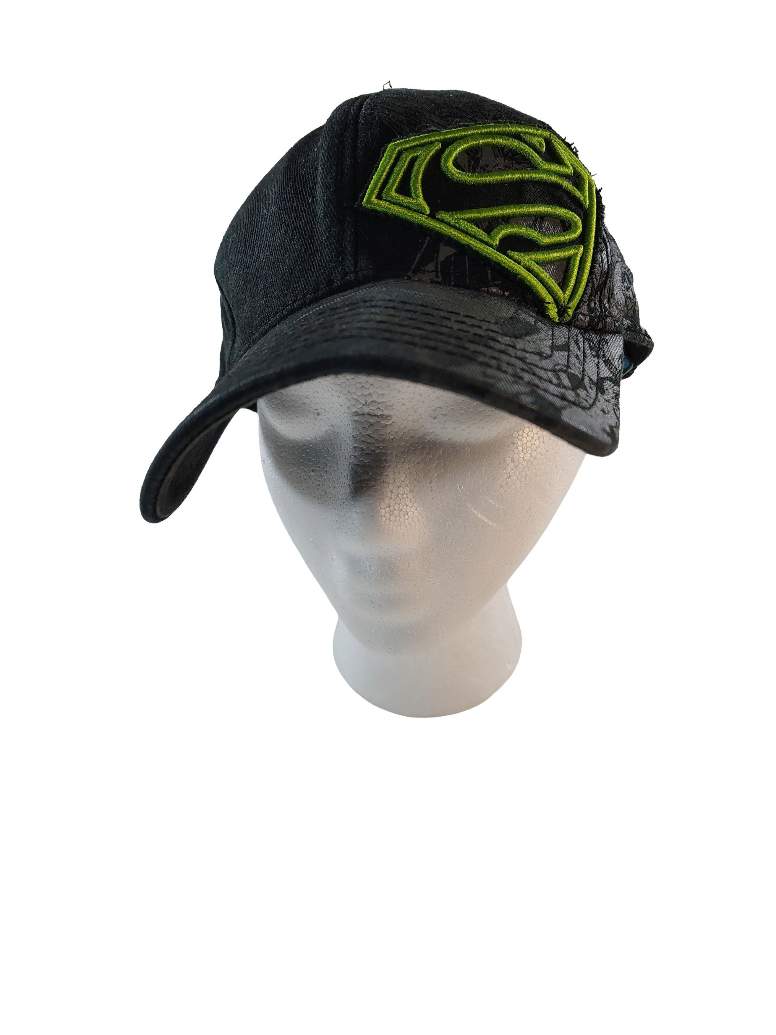 DC Comics Men's Rare Black & Green DC Comics Dark Superman Hat Size ONE SIZE - 2 Thumbnail