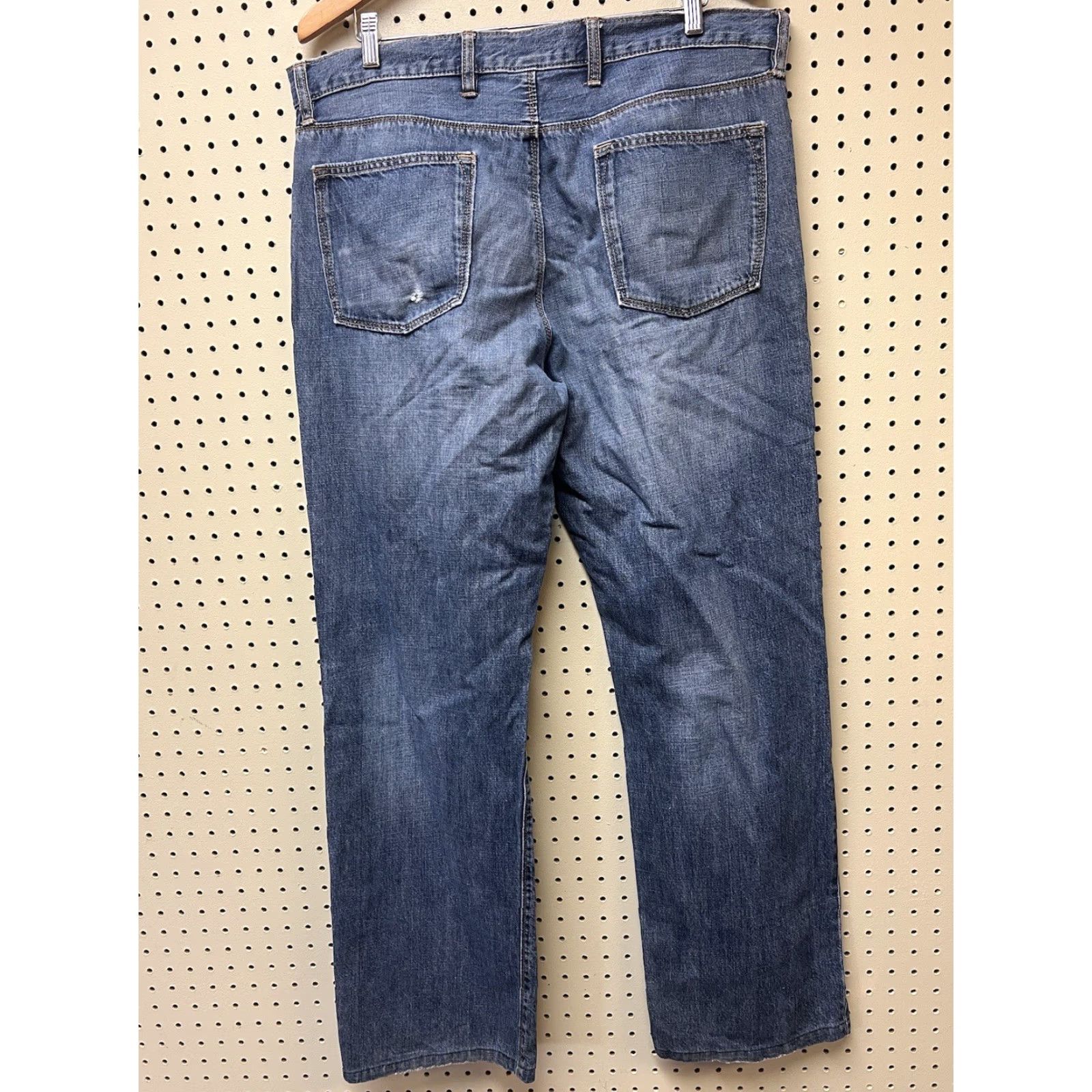 Gap Gap Jeans 1969 Denim 38x33 Mens Blue Loose Relaxed Fit Regular 5-Pocket Denim Jeans Size US 38 / EU 54 - 3 Thumbnail