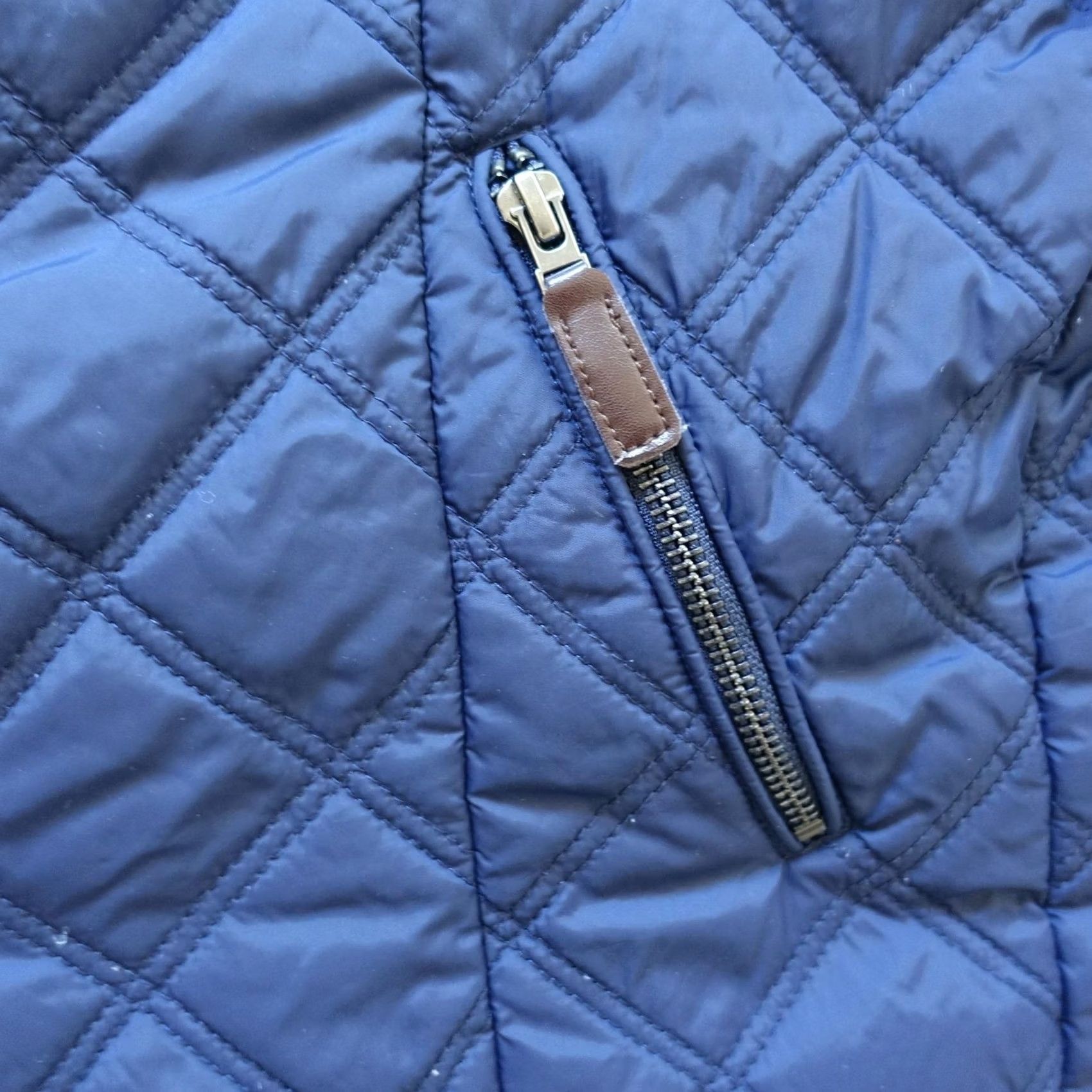 Cremieux Cremieux Jacket Mens XL Blue Quilted Stand-Up Collar Insulated Pockets Button Zipped Size US XL / EU 56 / 4 - 4 Thumbnail