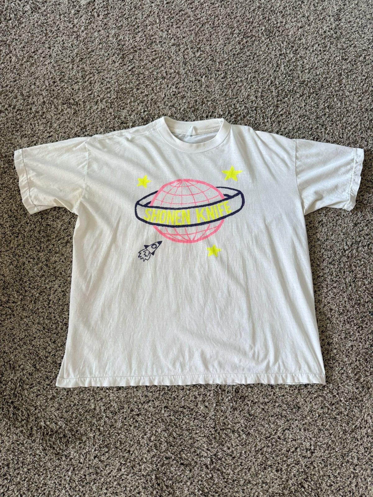 Band Tees Vintage early 90s Shonen Knife Tshirt Size US XL / EU 56 / 4 - 1 Thumbnail