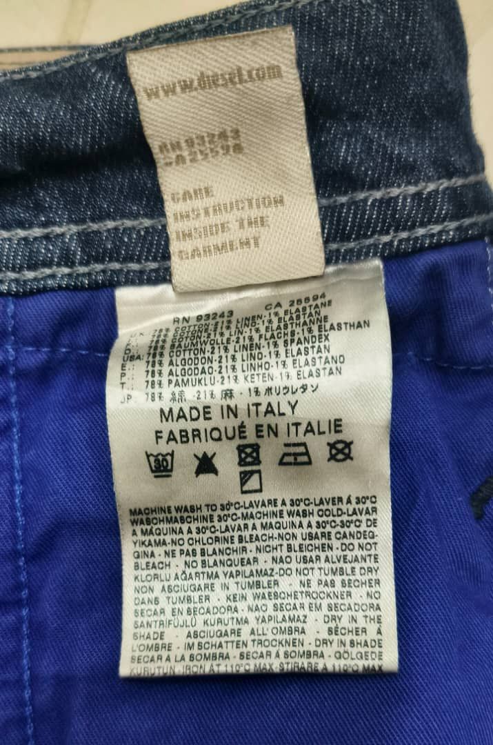 Diesel vintage DIESEL INDUSTRY Short Pants Selvedge Manual 32 Size US 32 / EU 48 - 5 Thumbnail