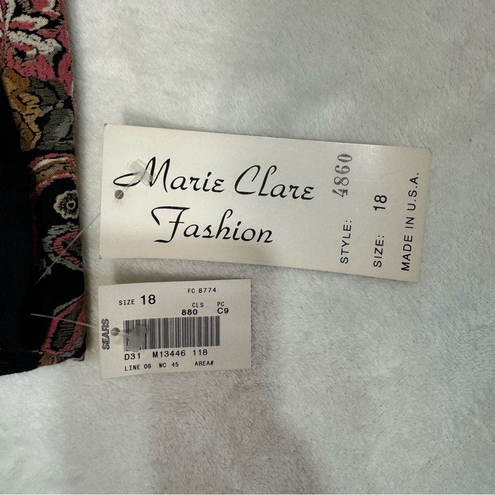 Other NWT New Vintage Marie Clare Fashion Top Made In USA Size 18 Size XXL / US 16-18 / IT 52-54 - 8 Thumbnail