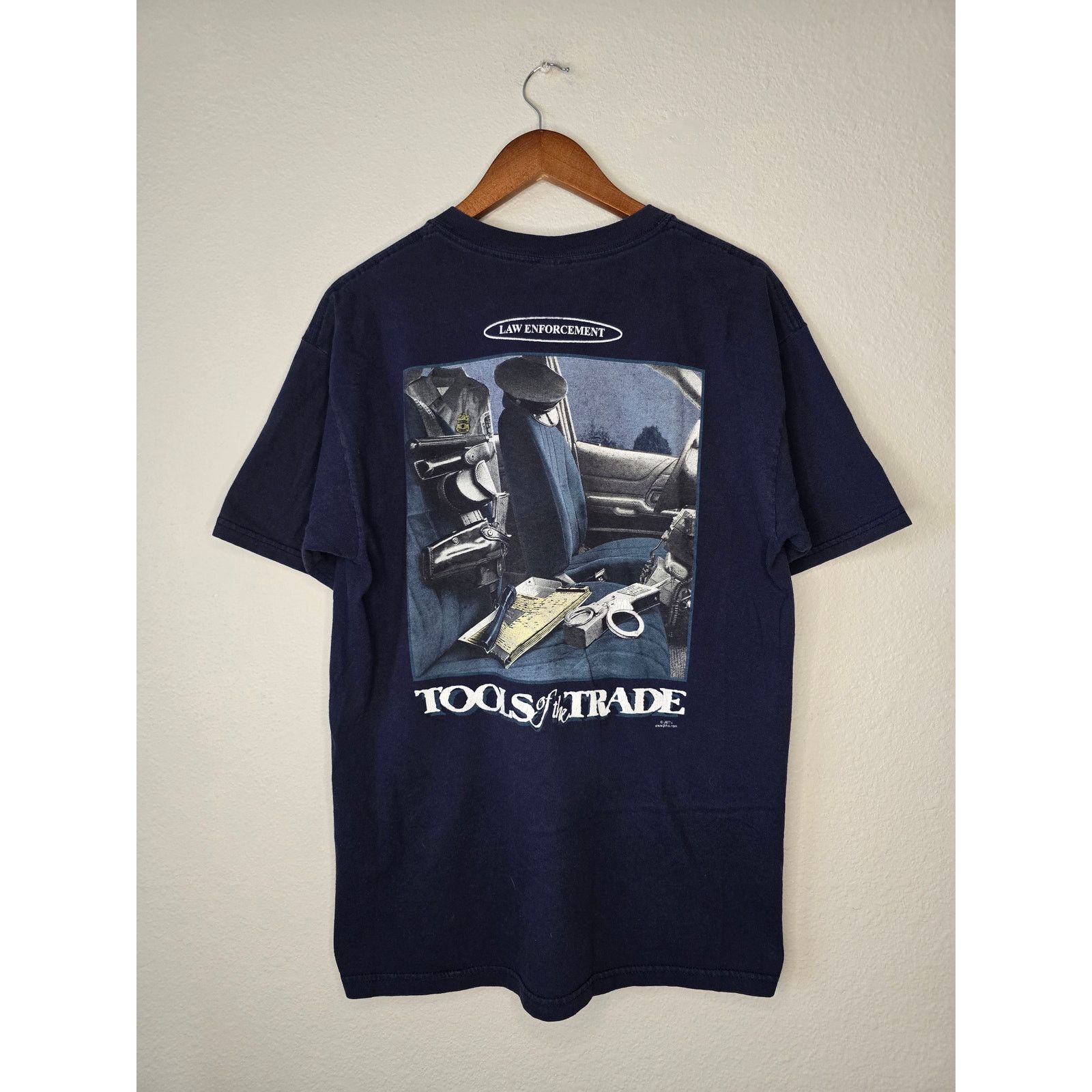 Other Vintage Tools Of The Trade Law Enforcement Blue L Police Tee Size US L / EU 52-54 / 3 - 1 Thumbnail