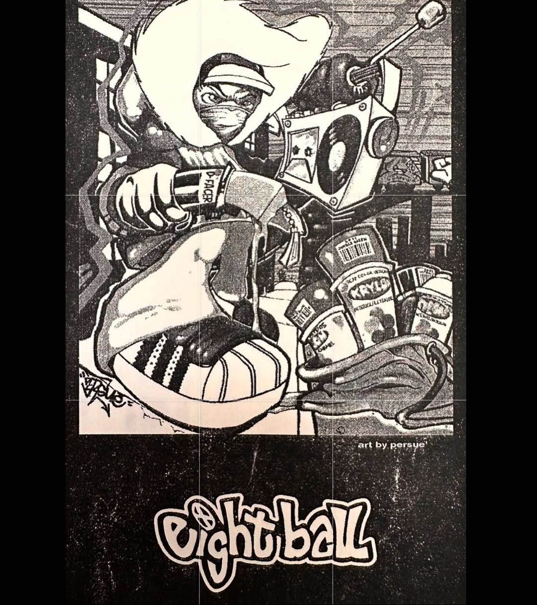 Droors [SOLD] Vintage 90s Eightball Clothing Size US XL / EU 56 / 4 - 10 Thumbnail