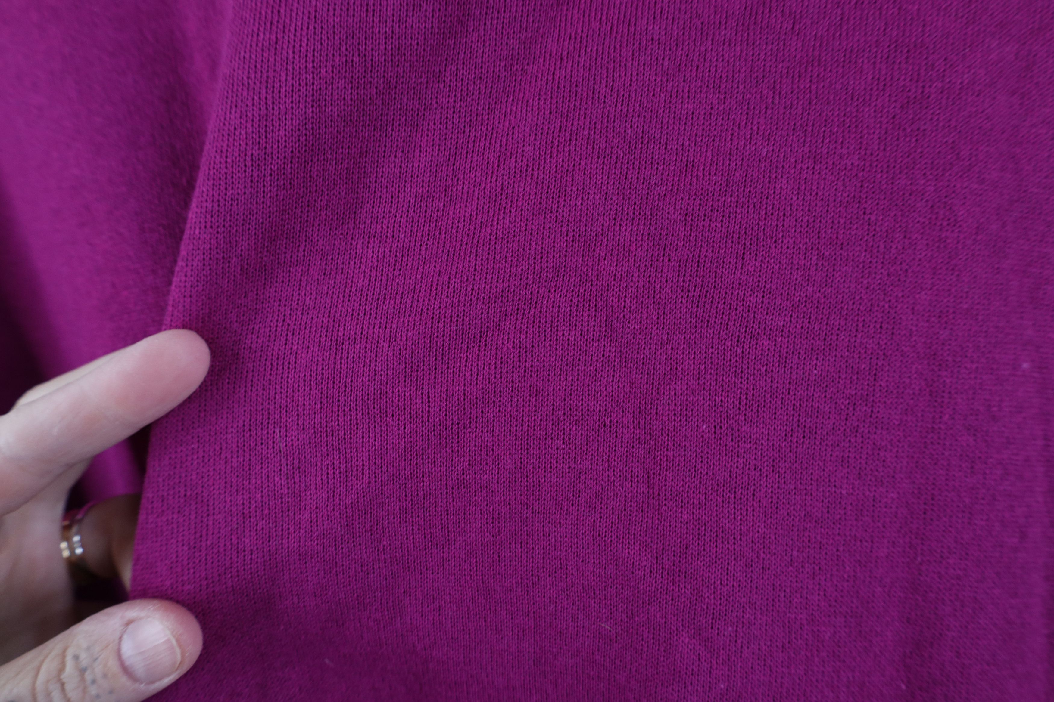 Vintage Vintage 90s Streetwear Blank Henley Sweatshirt Purple USA Size US M / EU 48-50 / 2 - 10 Thumbnail