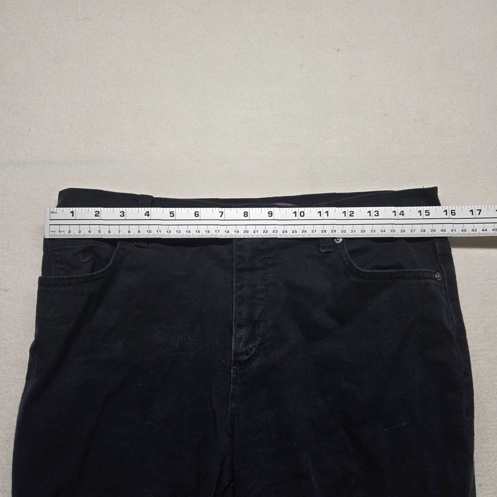 Gloria Vanderbilt Gloria Vanderbilt Amanda Mid Rise Stretch Jeans Women 10P Black Dark Wash Size 32" / US 10 / IT 46 - 4 Thumbnail