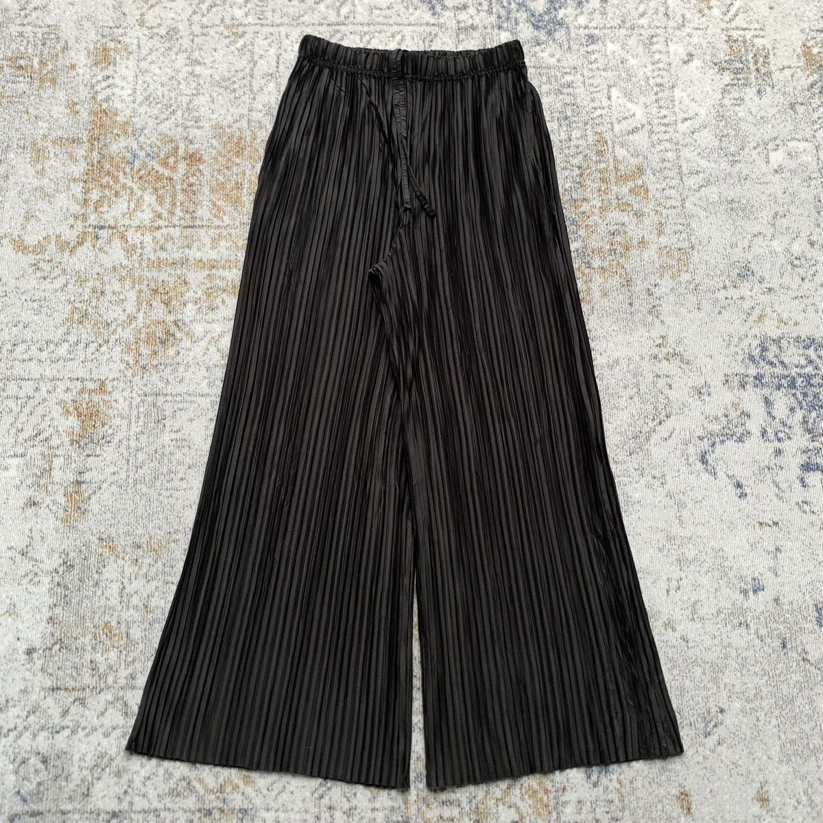 Japanese Brand Issey Style Honey Suckle Pleats Pants