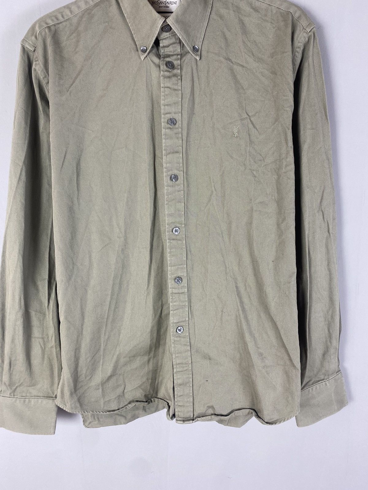 Yves Saint Laurent Vintage YSL Yves Saint Laurent shirt Size US L / EU 52-54 / 3 - 3 Thumbnail