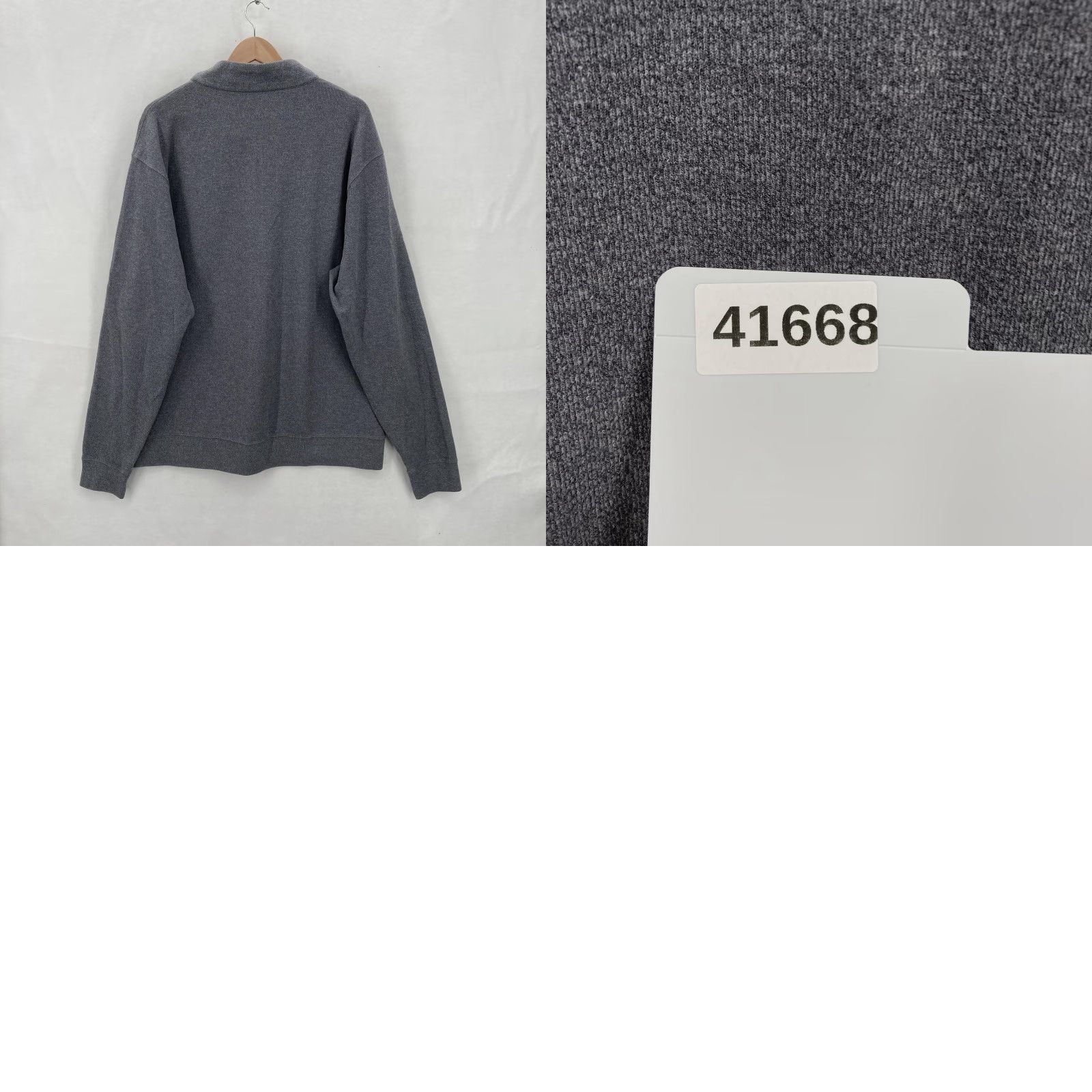 Peter Millar VINTAGE Peter Millar Sweater Mens 2XL Gray Quarter Zip Golf Pullover Performance Tourney Size US XXL / EU 58 / 5 - 9 Thumbnail