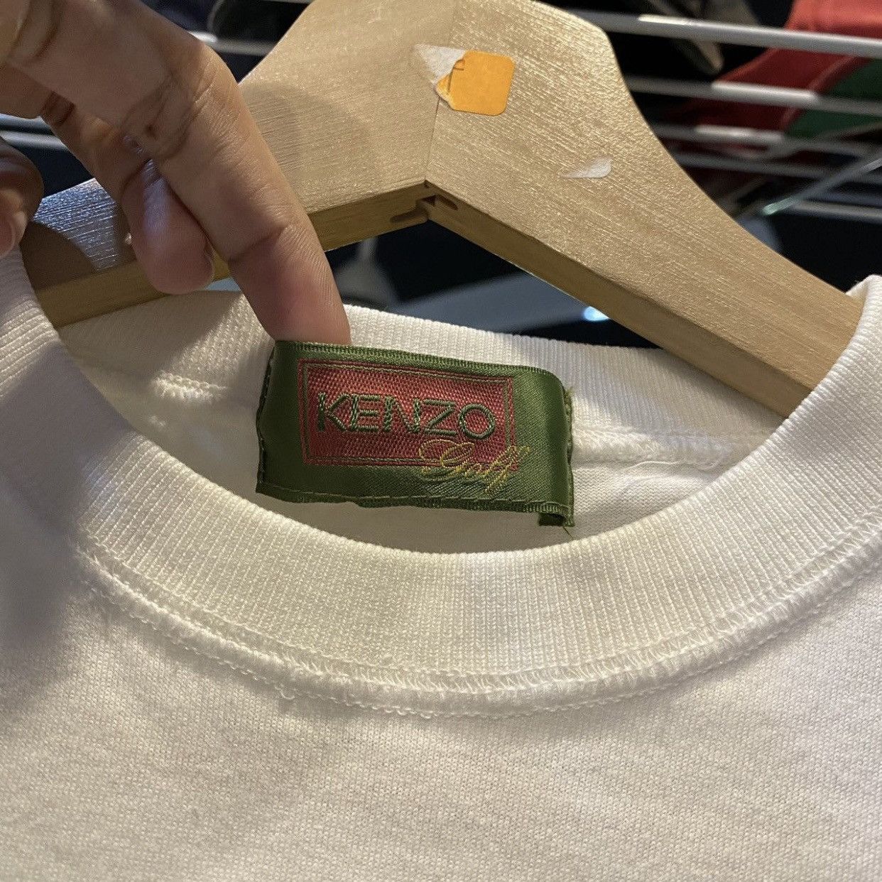 Kenzo Vintage 90s Kenzo Golf Paris Rainbow Arc Logo T-Shirt Size US S / EU 44-46 / 1 - 8 Thumbnail