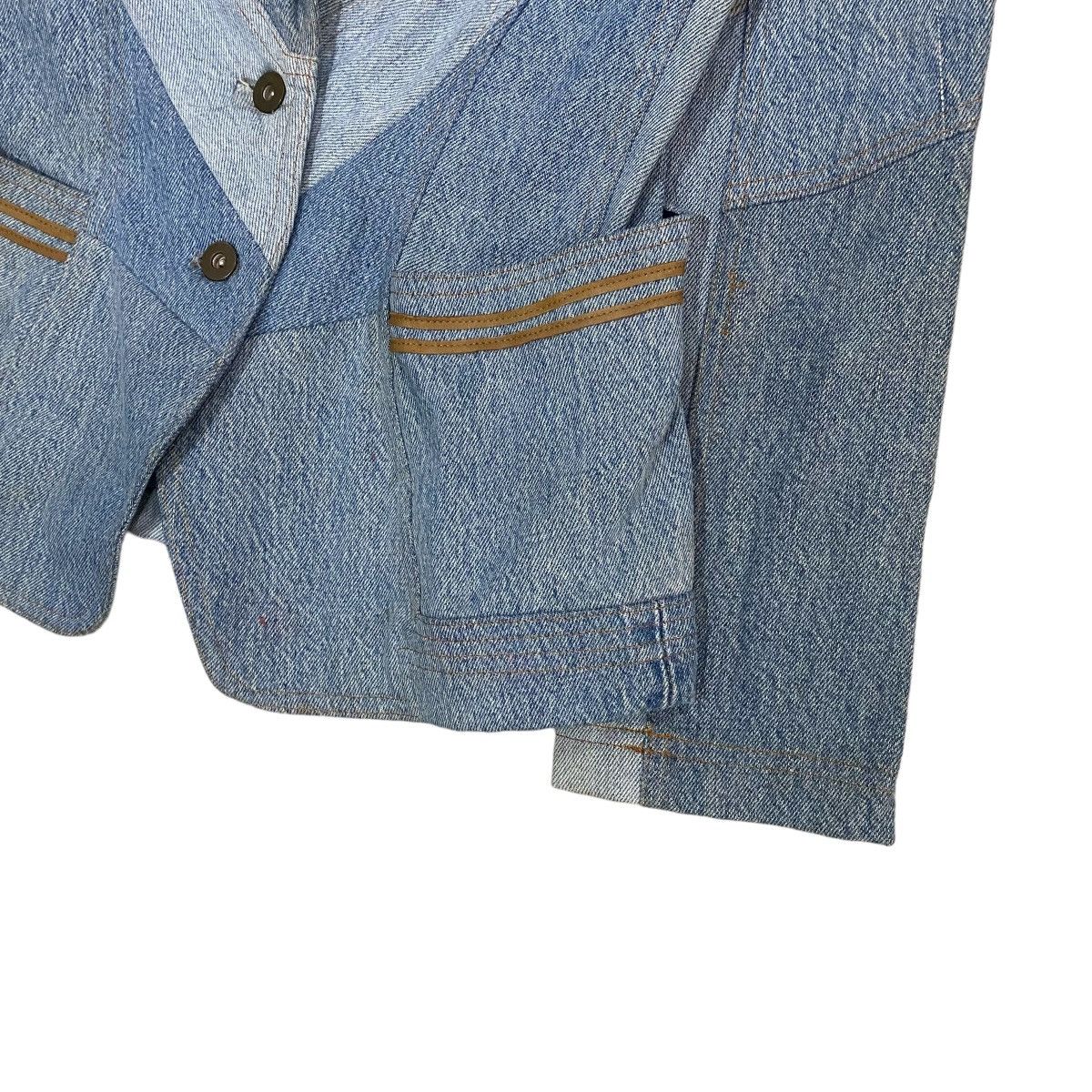 Indigo × Levi's × Levi's Made & Crafted 🔥VINTAGES LEVIS INDIGO PATCHWORK DENIM JACKET Size S / US 4 / IT 40 - 3 Thumbnail