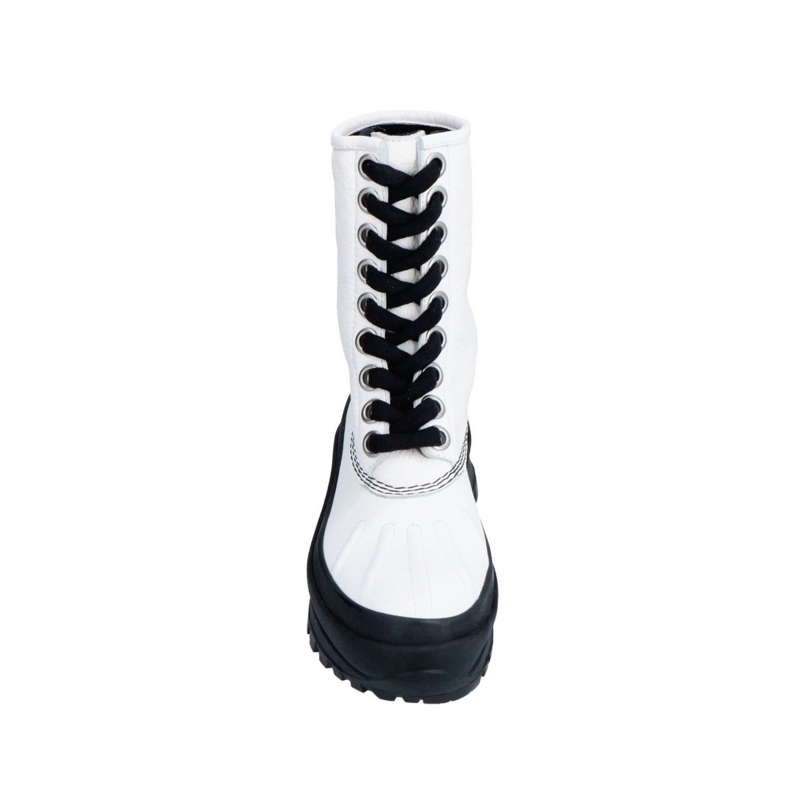 Jil Sander JIL SANDER Leather Combat Boots Mismatch Size. L36 R35 Size US 5 / IT 35 - 4 Thumbnail