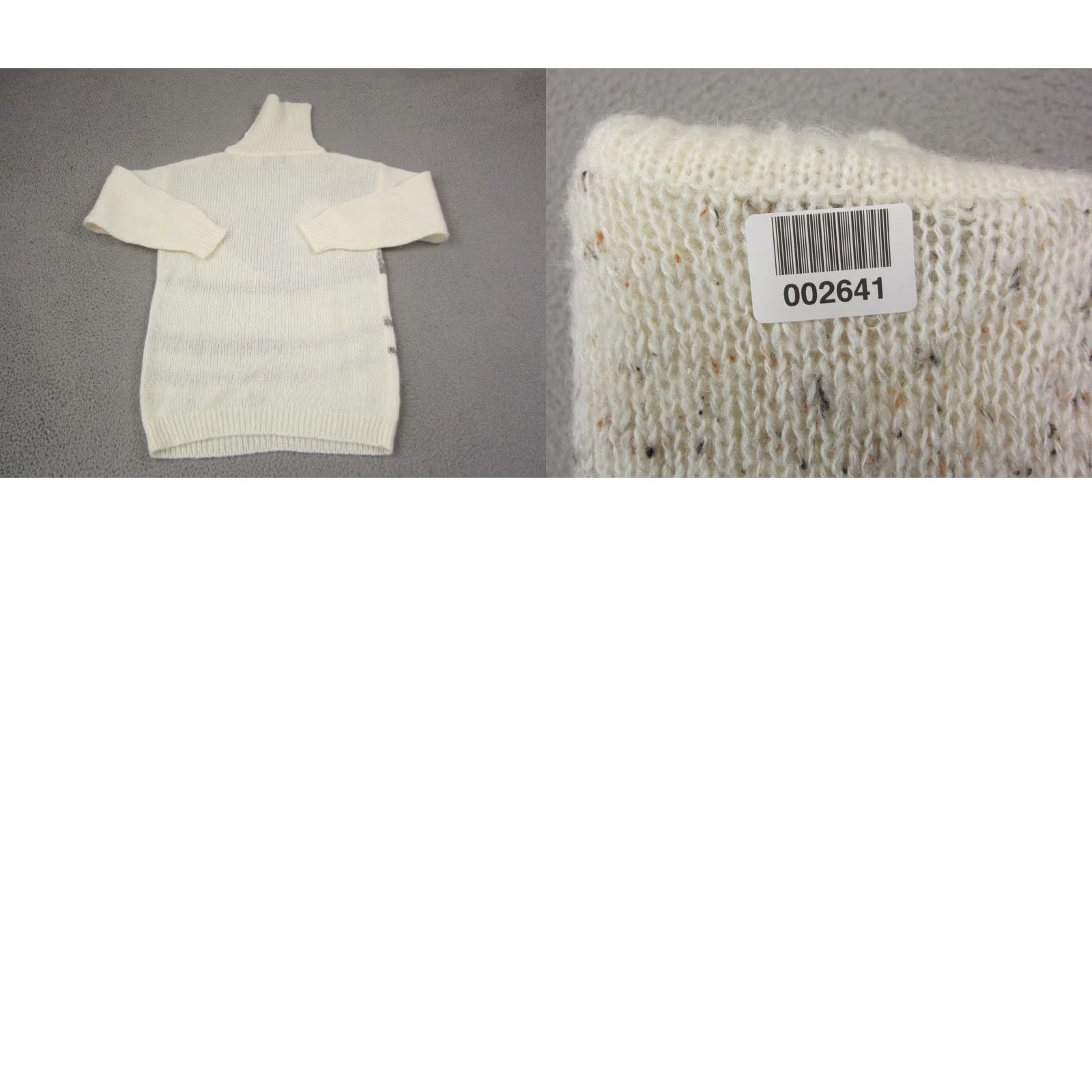 Vintage VINTAGE Newcomer Sweater Shirt Womens S Cream Turtleneck Knit Wool 70s 80s Pullover Winter Fall Size S / US 4 / IT 40 - 8 Thumbnail